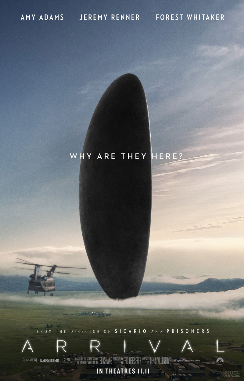 Arrival (2016) - Cameras by Camtec Motion Picture Cameras