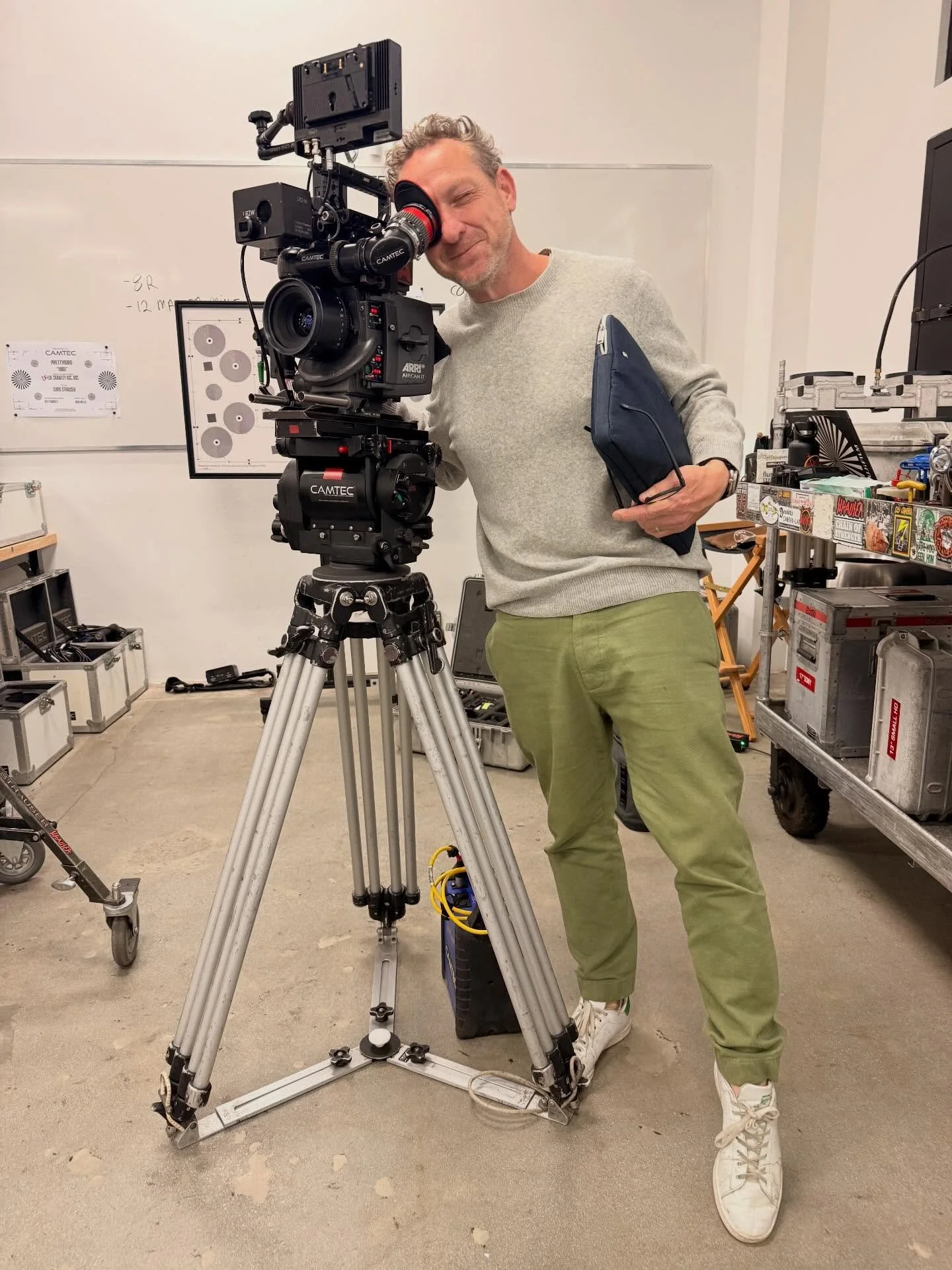 🍁Some fall highlights that we&rsquo;re thankful for&hellip;

1. a not so green cinematographer stopping by prep 🏆 
2. a pup has taken over for @shawnkimdp
3. @jasonoldak finding the perfect frame of his perfect frame on set of #loot
4. Film = joy f