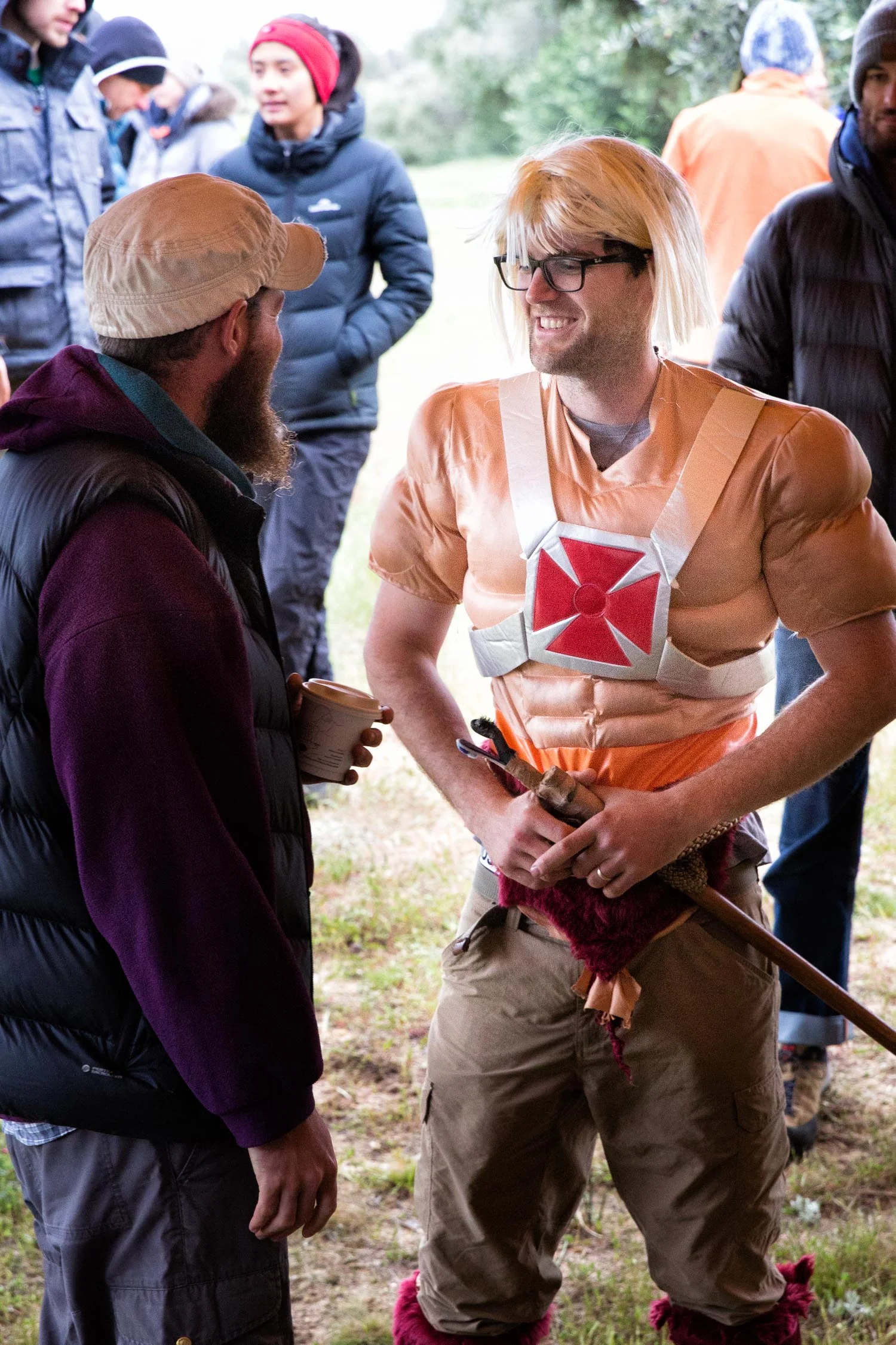 He-Man having transmogrified from his alter ego Zeke Hatten. Kamil Sustiak