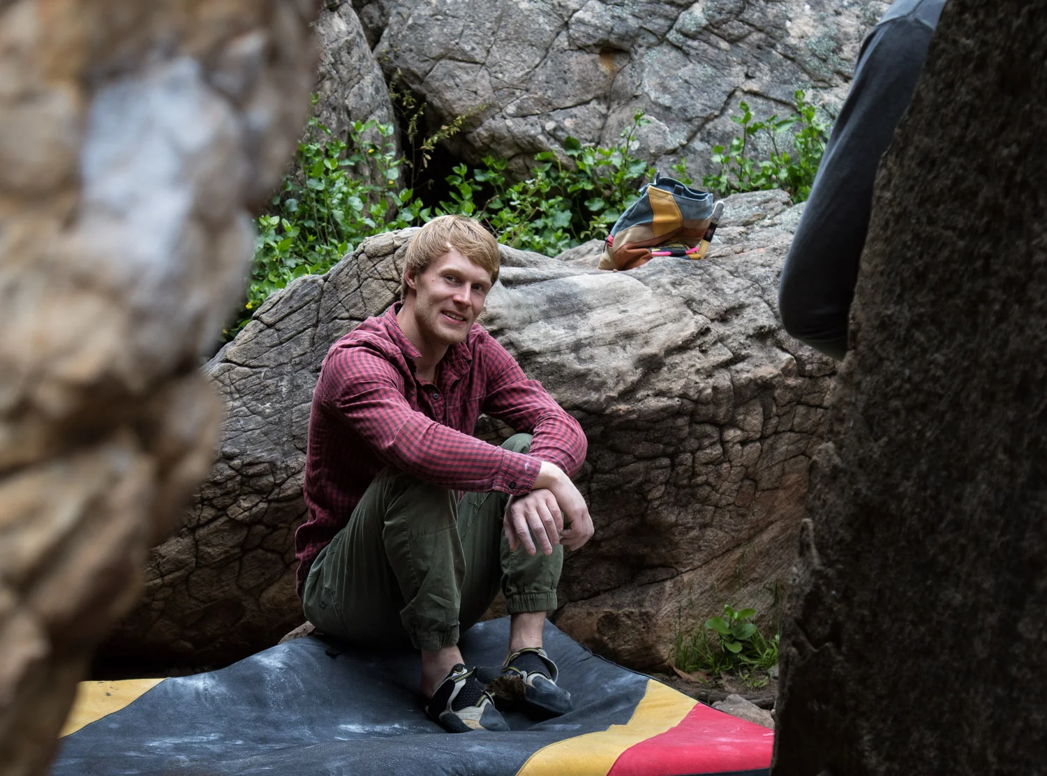 Nalle Hukkataival likely dreaming of V18. Chris Ord