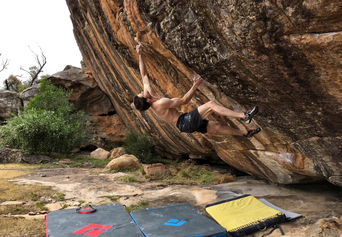 Man on Mana (V13). Amanda Watts