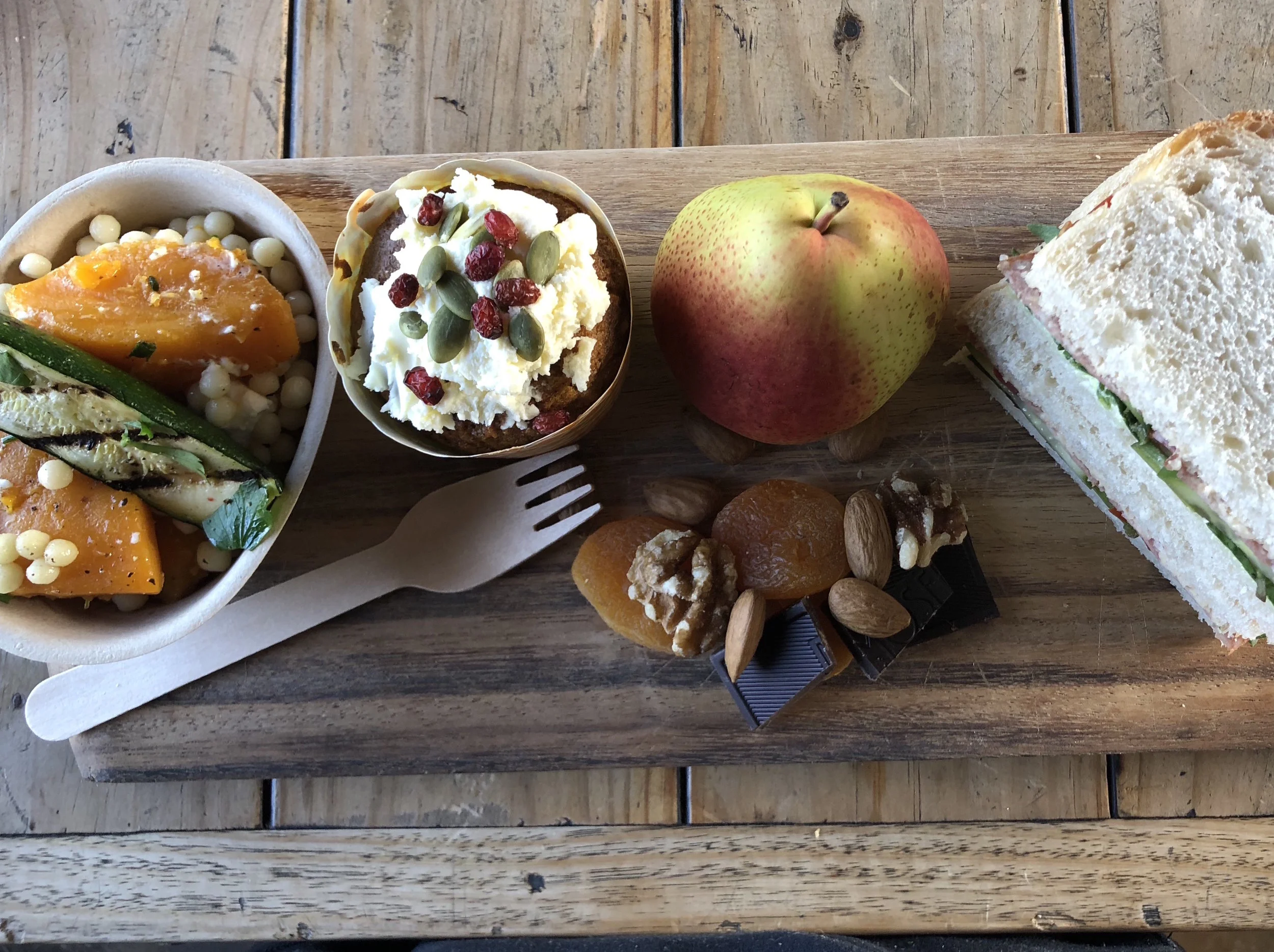 This or something like it could be your lunch – contact Deirdre to organise brekkie or lunch and be the envy of all.