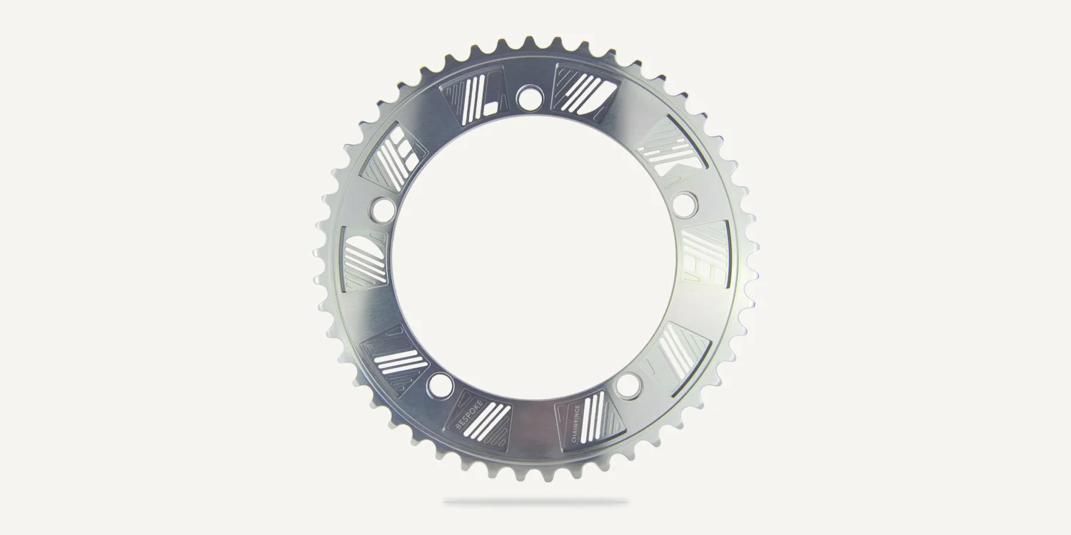 Deluxe Cycles - Silver - 1/8th — Bespoke Chainrings