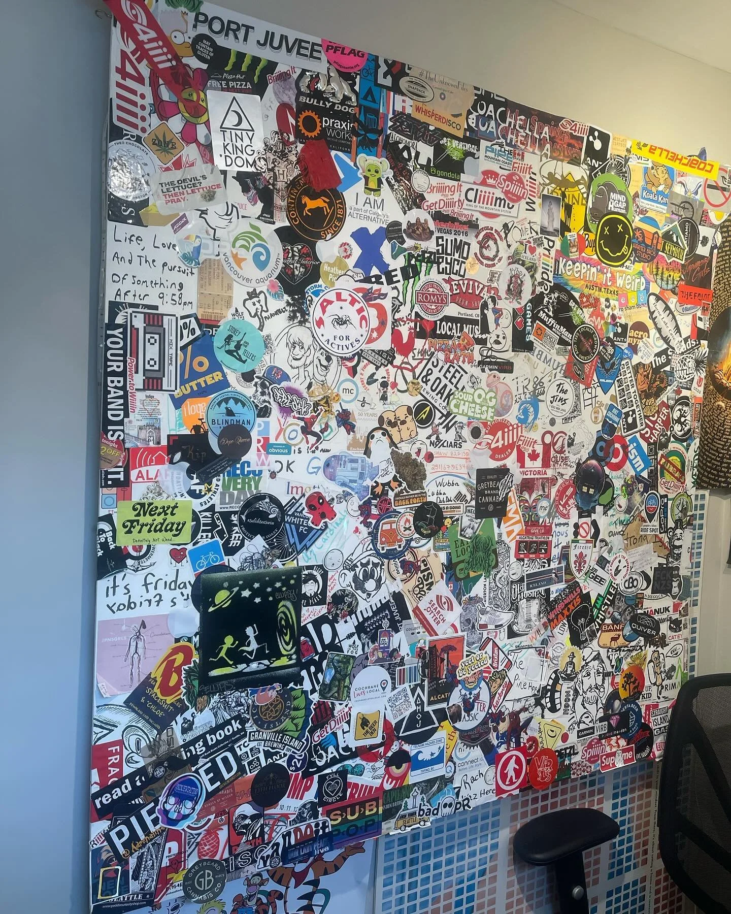 Sticker board update
