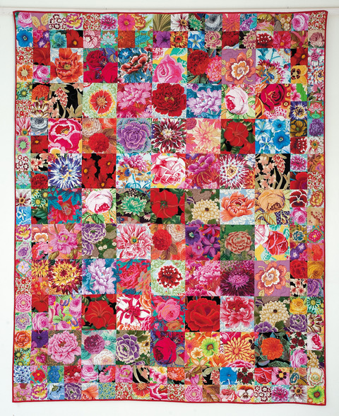 Kaffe Fassett Seed packet quilt.jpeg