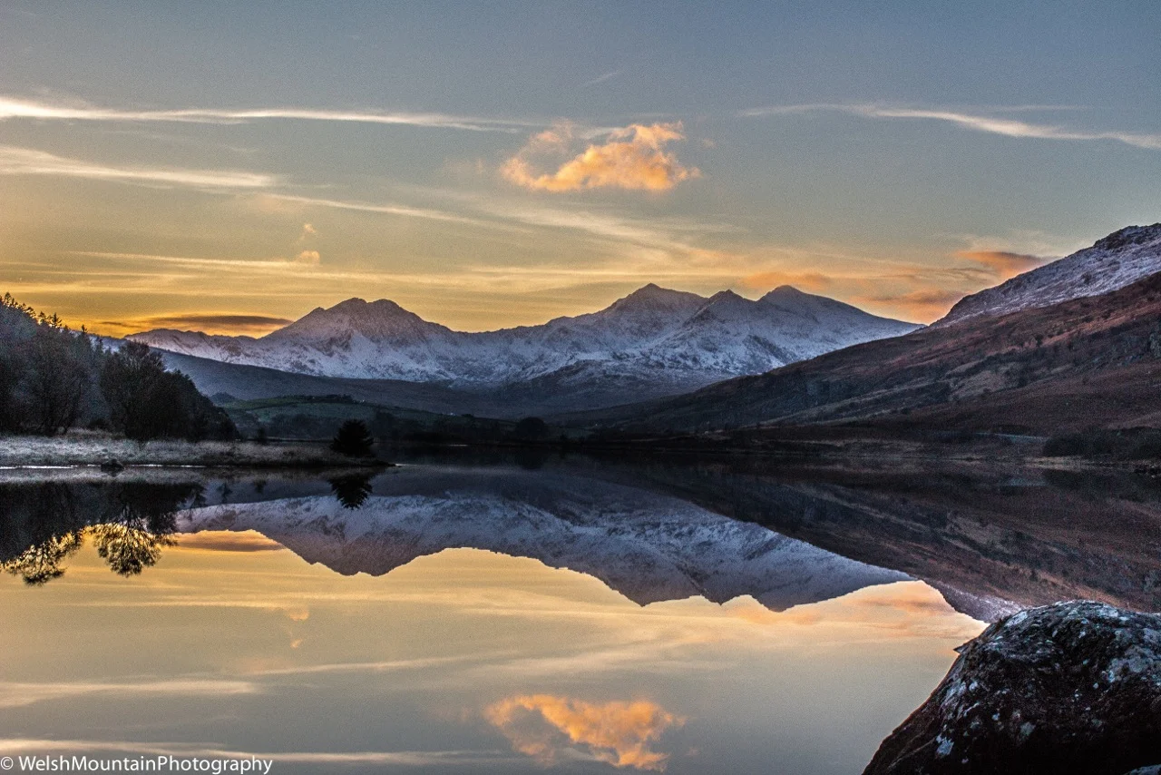 4 Peaks Snowdon Massif Sunset
