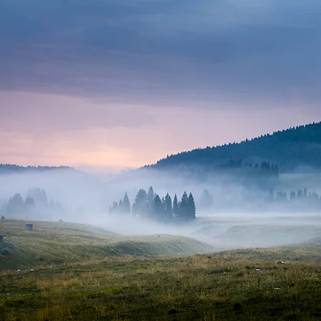 Marcesina Plains at Sunrise