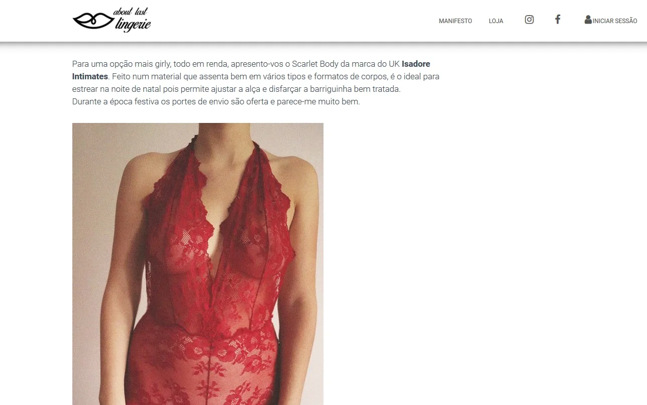 Scarlet Body - Image by Isadore Intimates