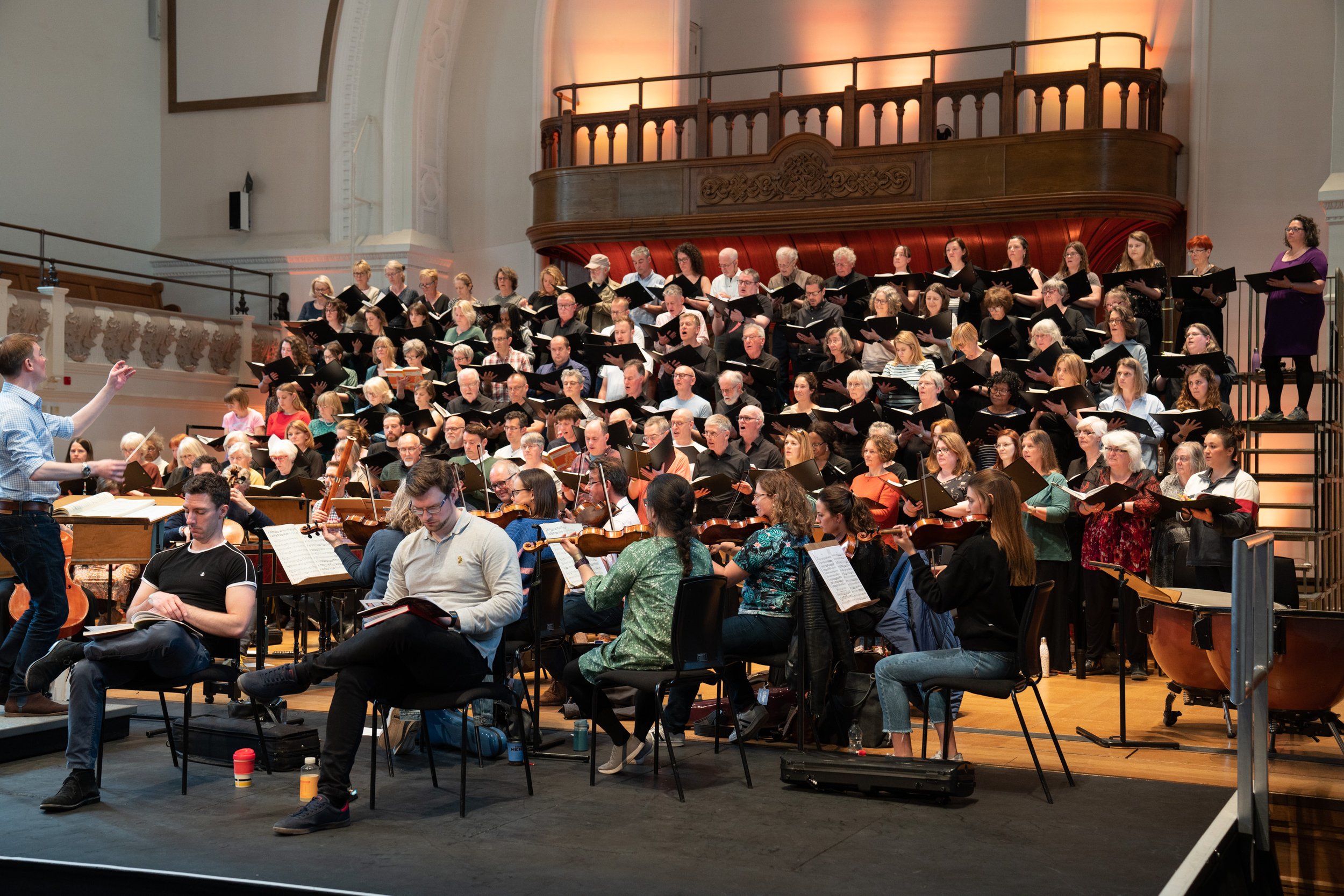  Photographer: LDN Photography; Conductor: Calum Fraser; Soprano: Susanna Fairbairn; Mezzo-soprano: Beth Taylor; Tenor: Joseph Doody; Bass: Thomas Humphries; Orchestra: Brandenburg Sinfonia 