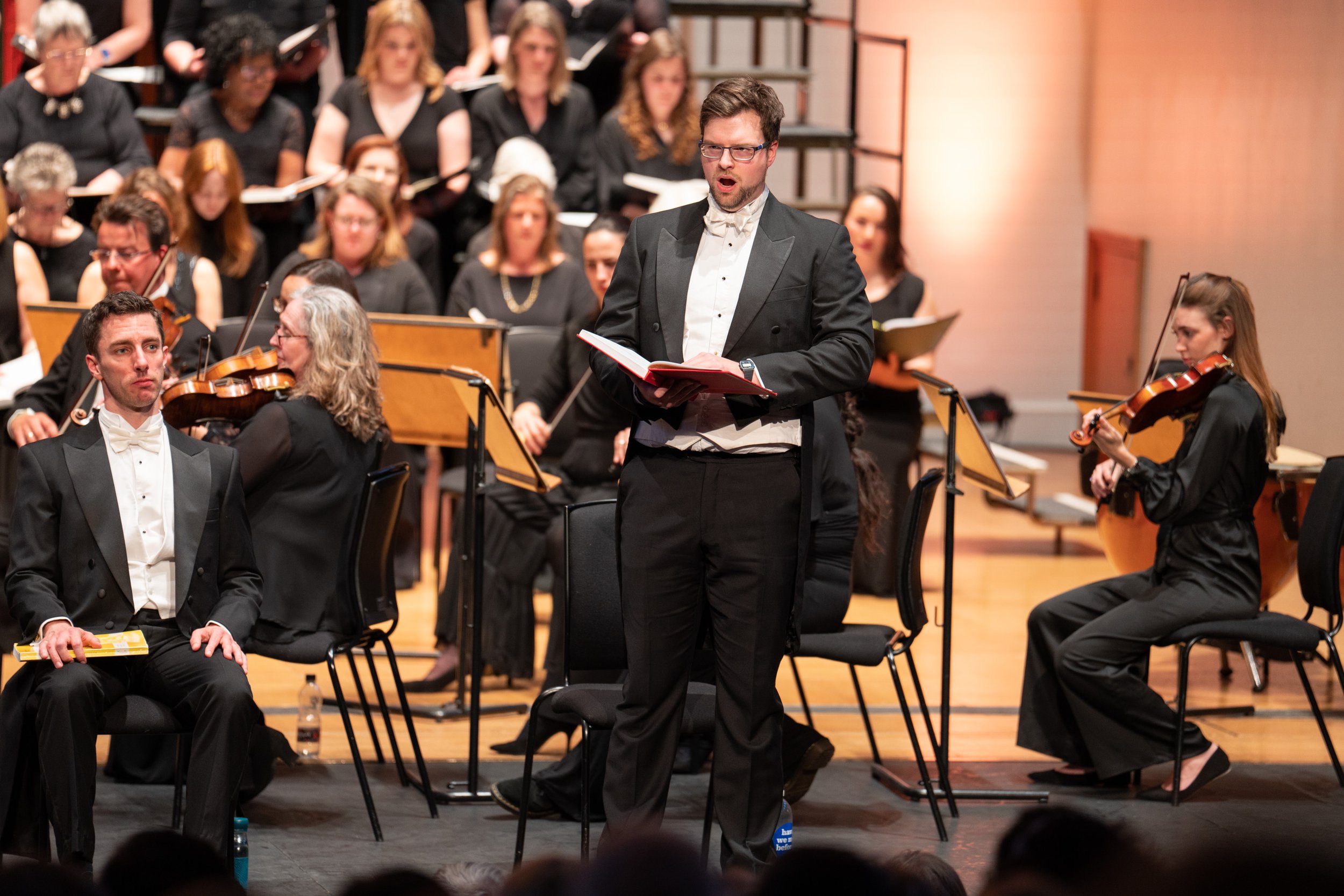  Photographer: LDN Photography; Conductor: Calum Fraser; Soprano: Susanna Fairbairn; Mezzo-soprano: Beth Taylor; Tenor: Joseph Doody; Bass: Thomas Humphries; Orchestra: Brandenburg Sinfonia 