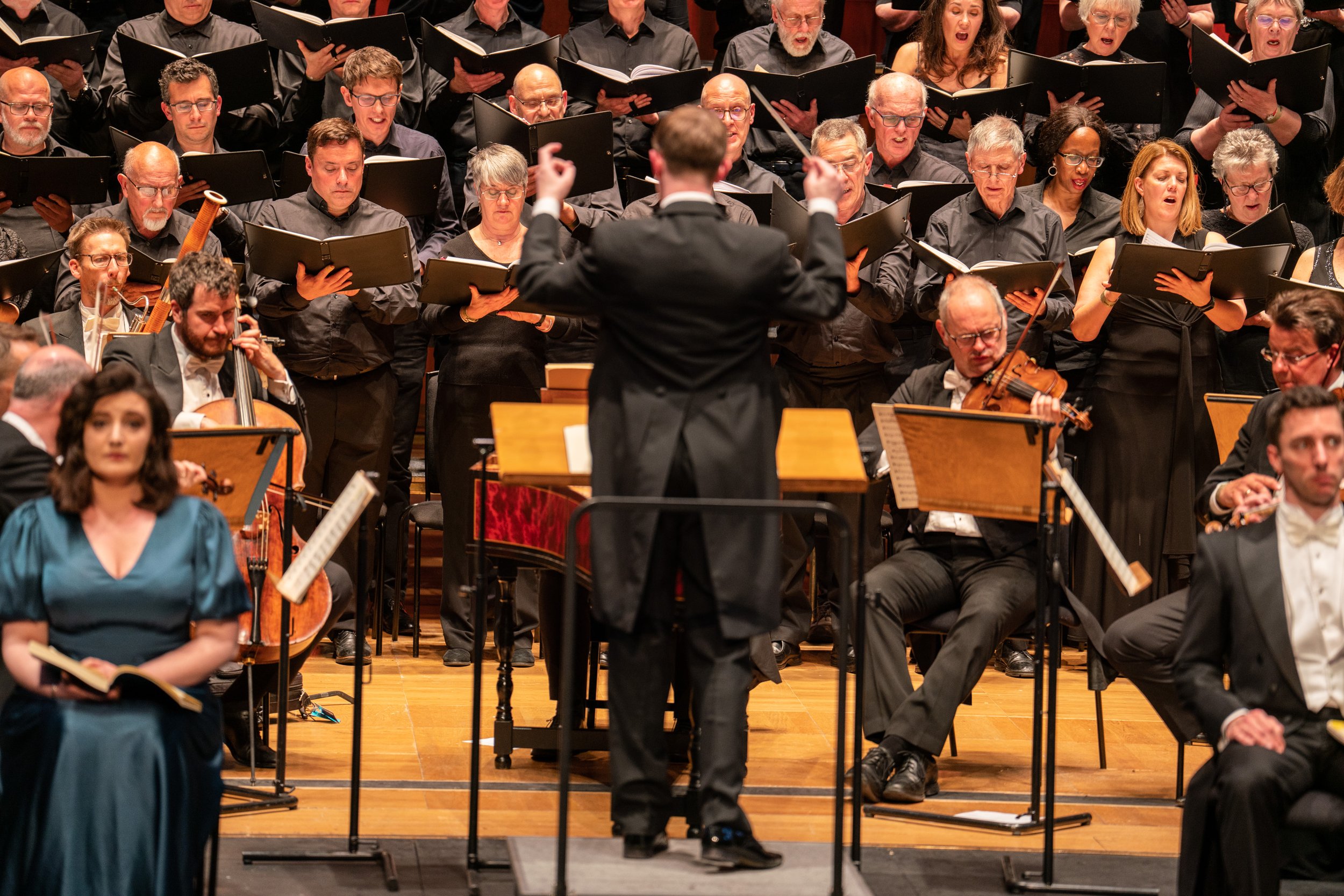  Photographer: LDN Photography; Conductor: Calum Fraser; Soprano: Susanna Fairbairn; Mezzo-soprano: Beth Taylor; Tenor: Joseph Doody; Bass: Thomas Humphries; Orchestra: Brandenburg Sinfonia 