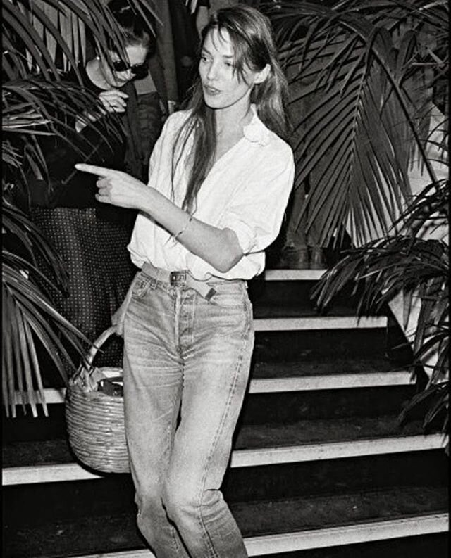 Jane Birkin, forever style muse #pinterest