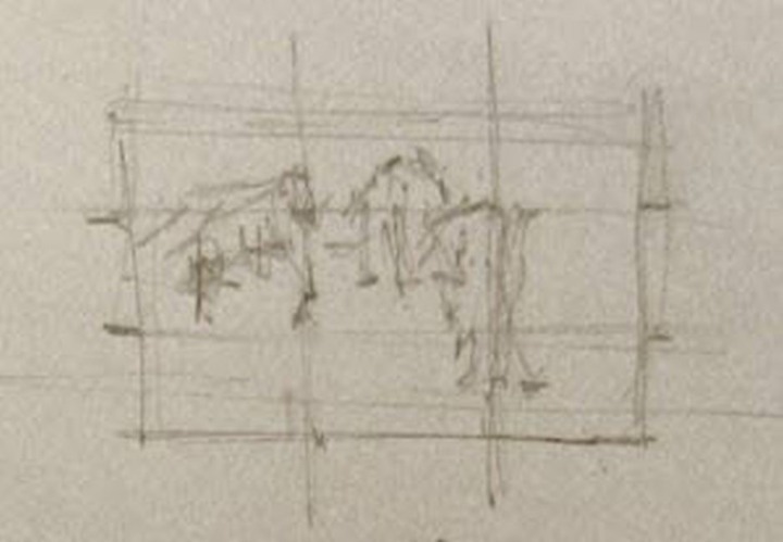 A thumbnail sketch that places the images.