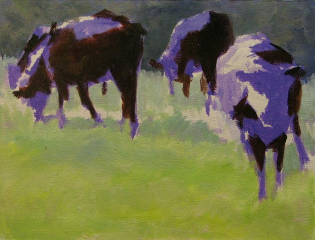Setting the shadow colors of the cows