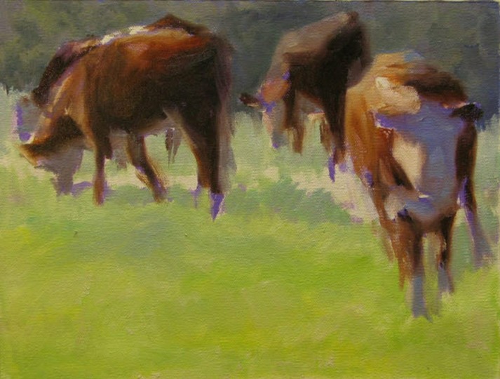 Setting the not in shadow color for the cows