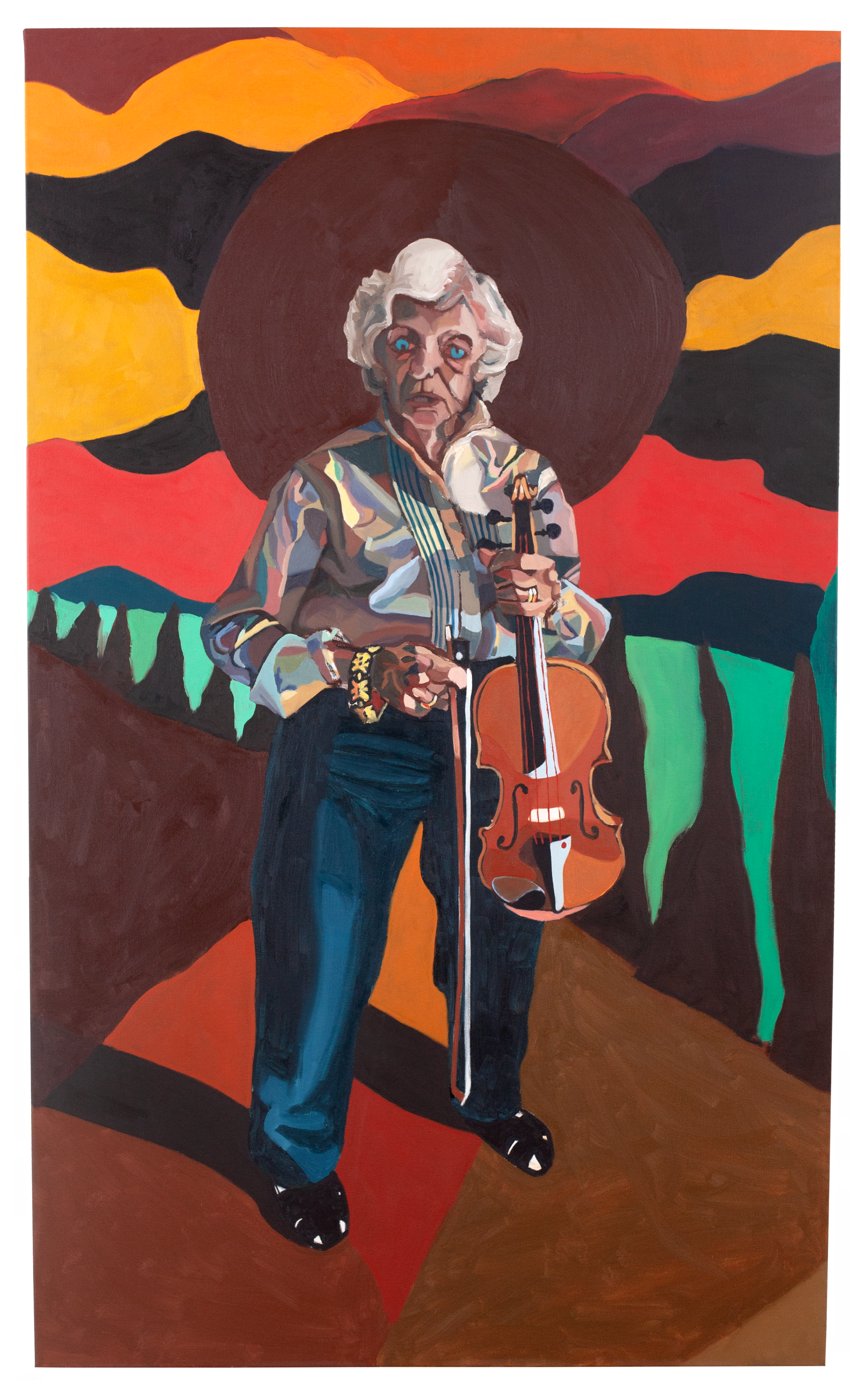 Grandma with Violin