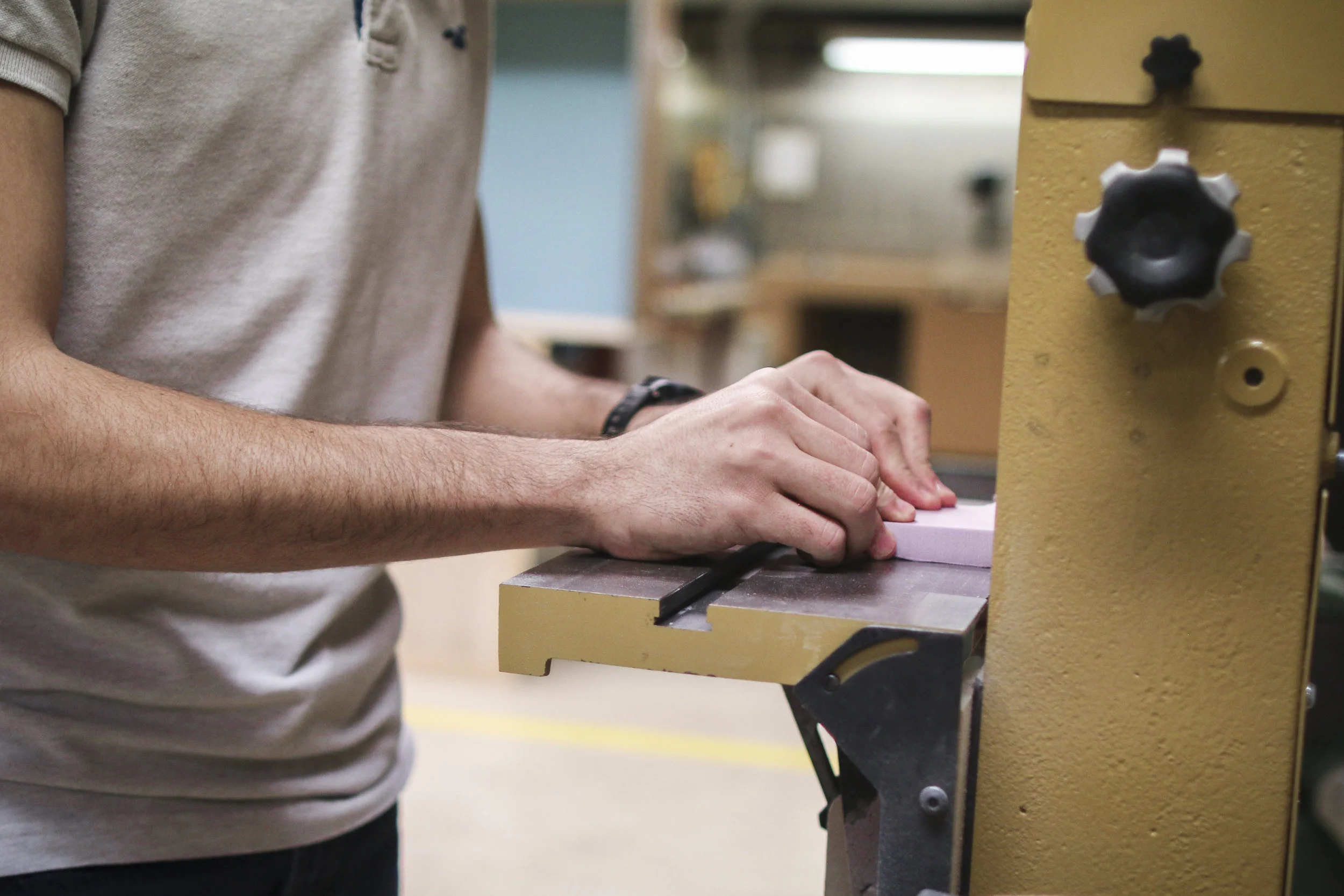 Walmer in the woodshop
