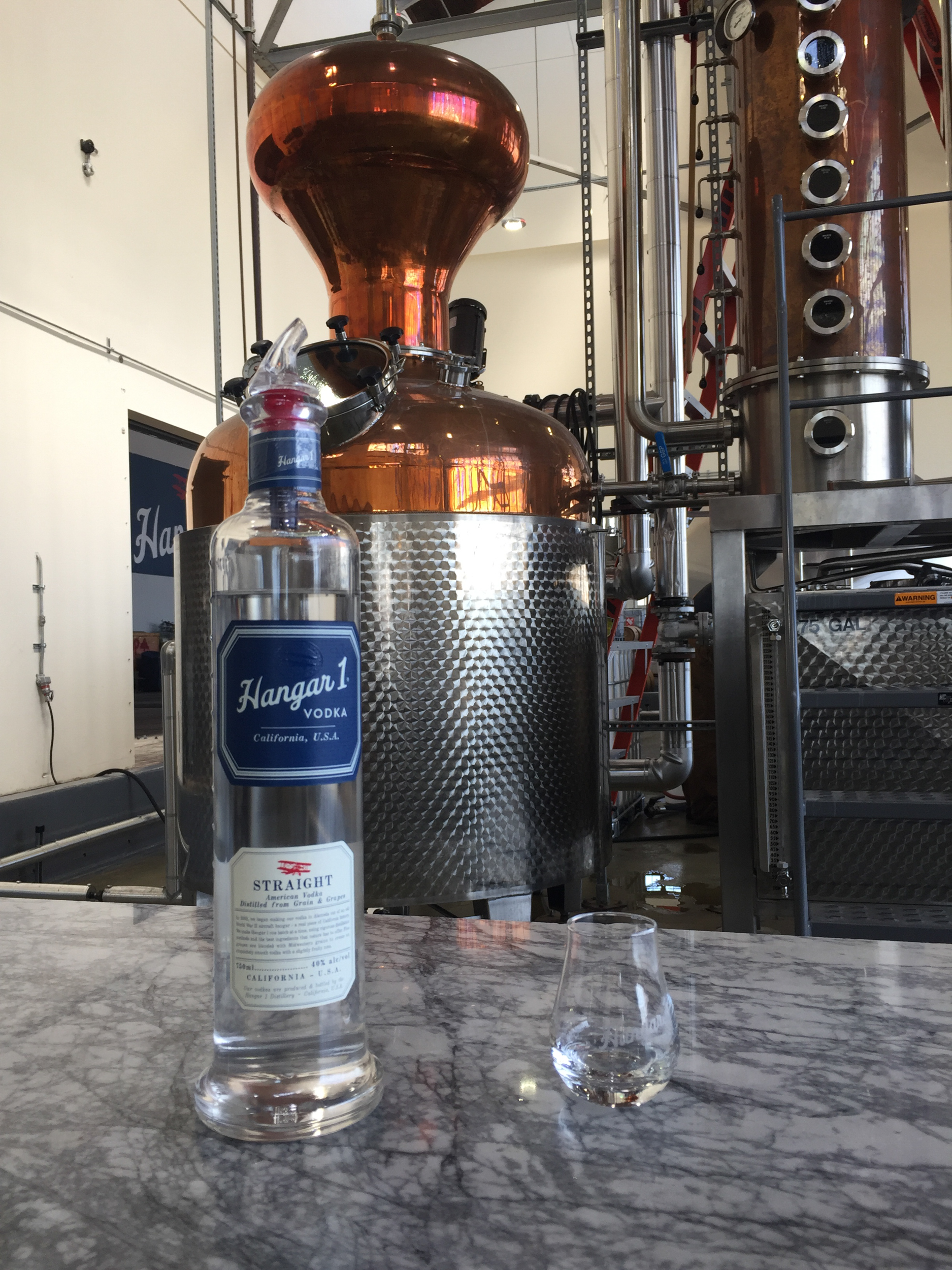 Hangar 1 American Vodka: the finished product