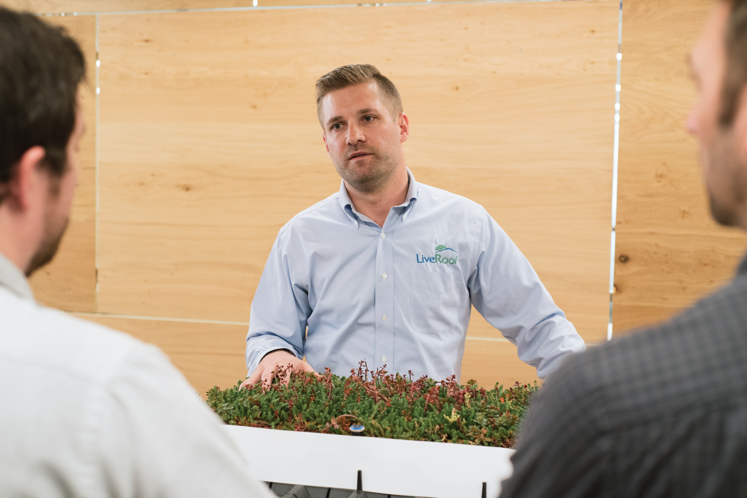 Stephen and Michael have a look at green roof systems by Greenroof