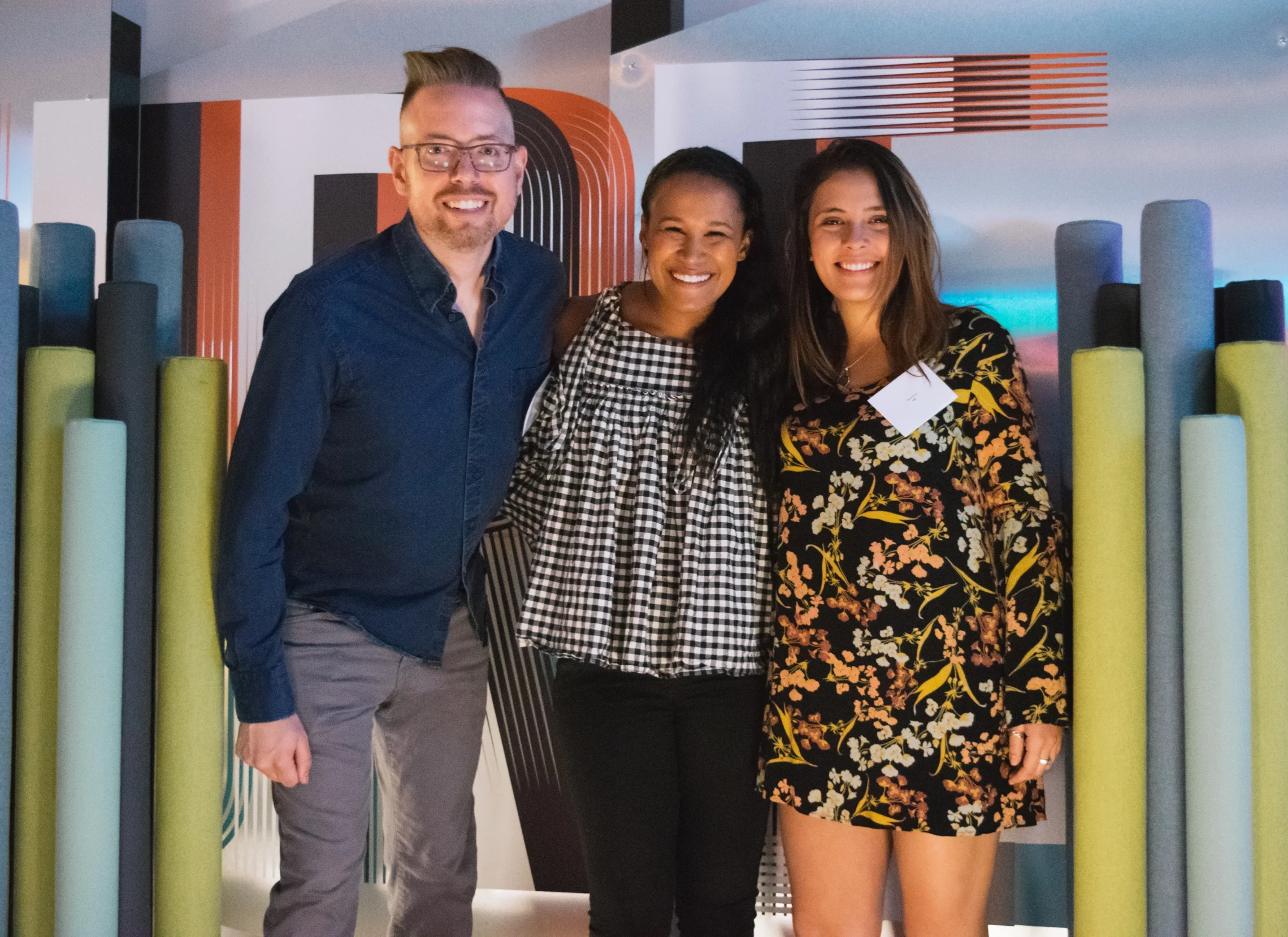 Design team (from left to right): Noah Jeppson, Siobhan Klinkenberg & Paula Vives