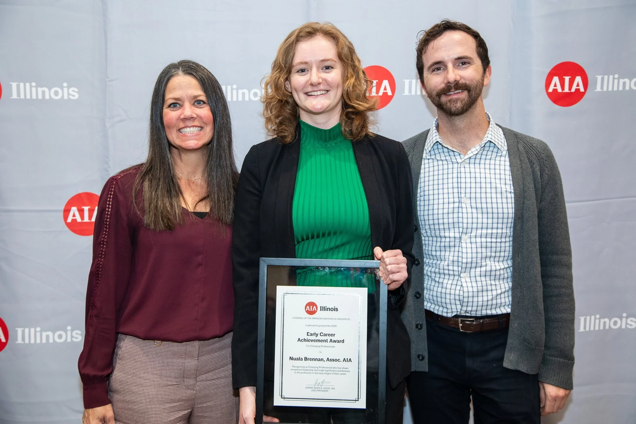 Nuala Brennan wins AIA Illinois Early Career Achievement Award 