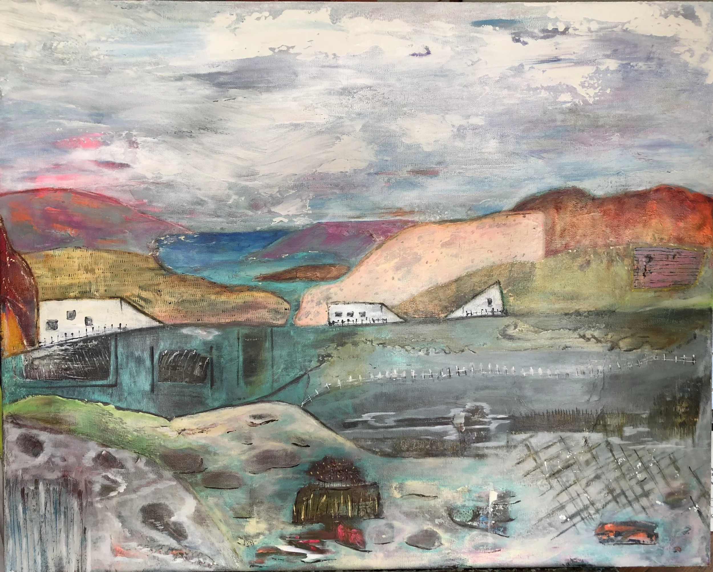 “Guard the Gateway” 30x24 mixed
