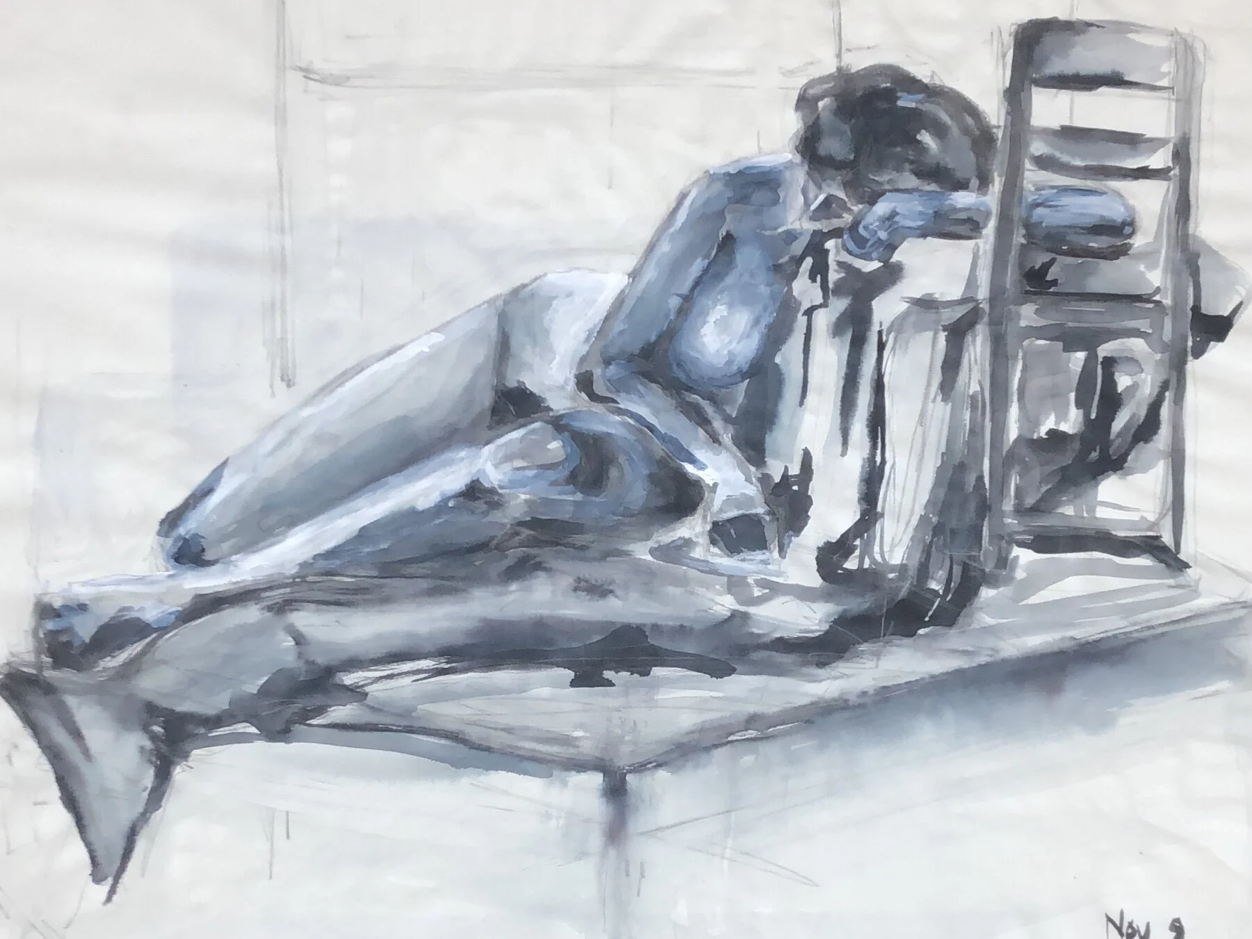 Woman Lounging 2001