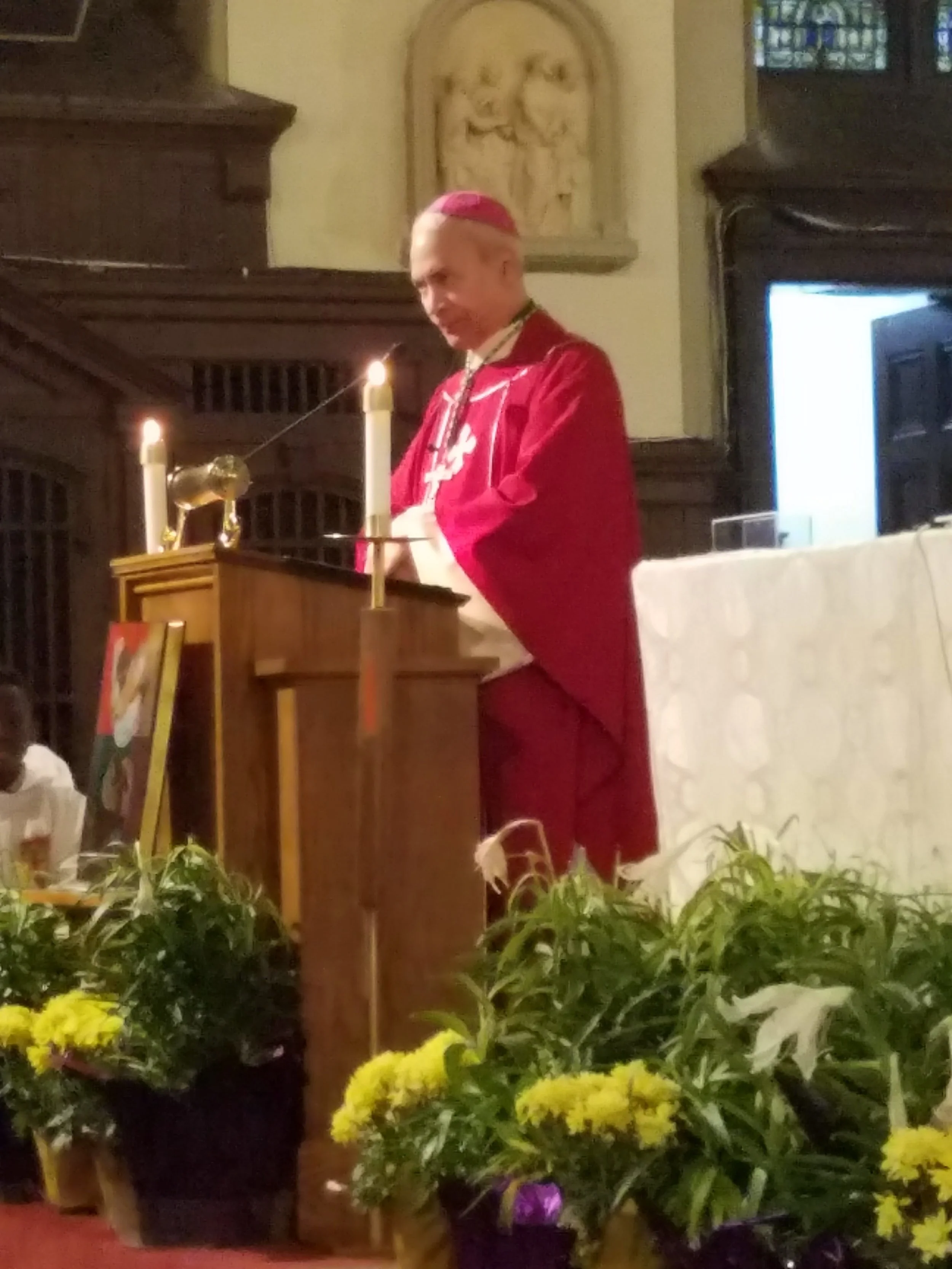 Bishop John Ricard retired Bishop of Pensacola-Talahassee, and former urban vicar of Baltimore