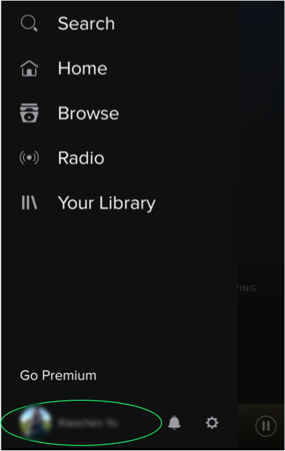To follow a friend, you have to go to your own profile