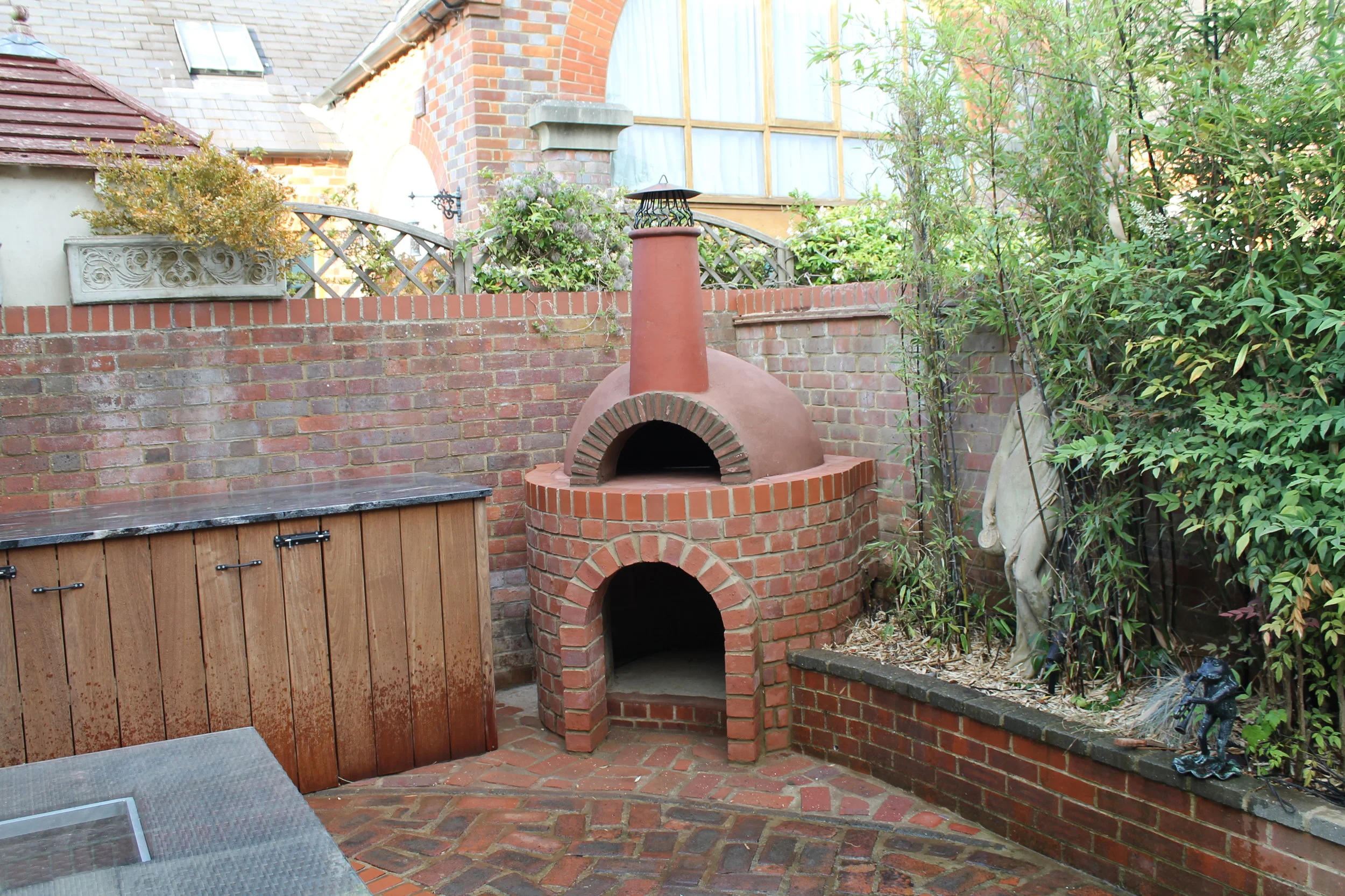 The Standard Oven in a courtyard setting