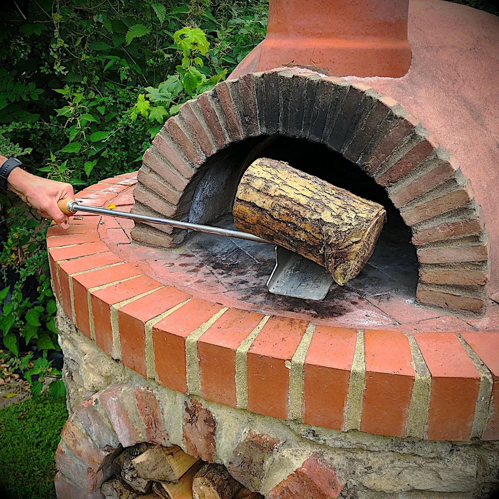 Pizza Ovens u0026 Accessories BROWNING OVENS — Handy Log Loading Tool Ideal for Pizza  Ovens, Open Fire and Log Burners.