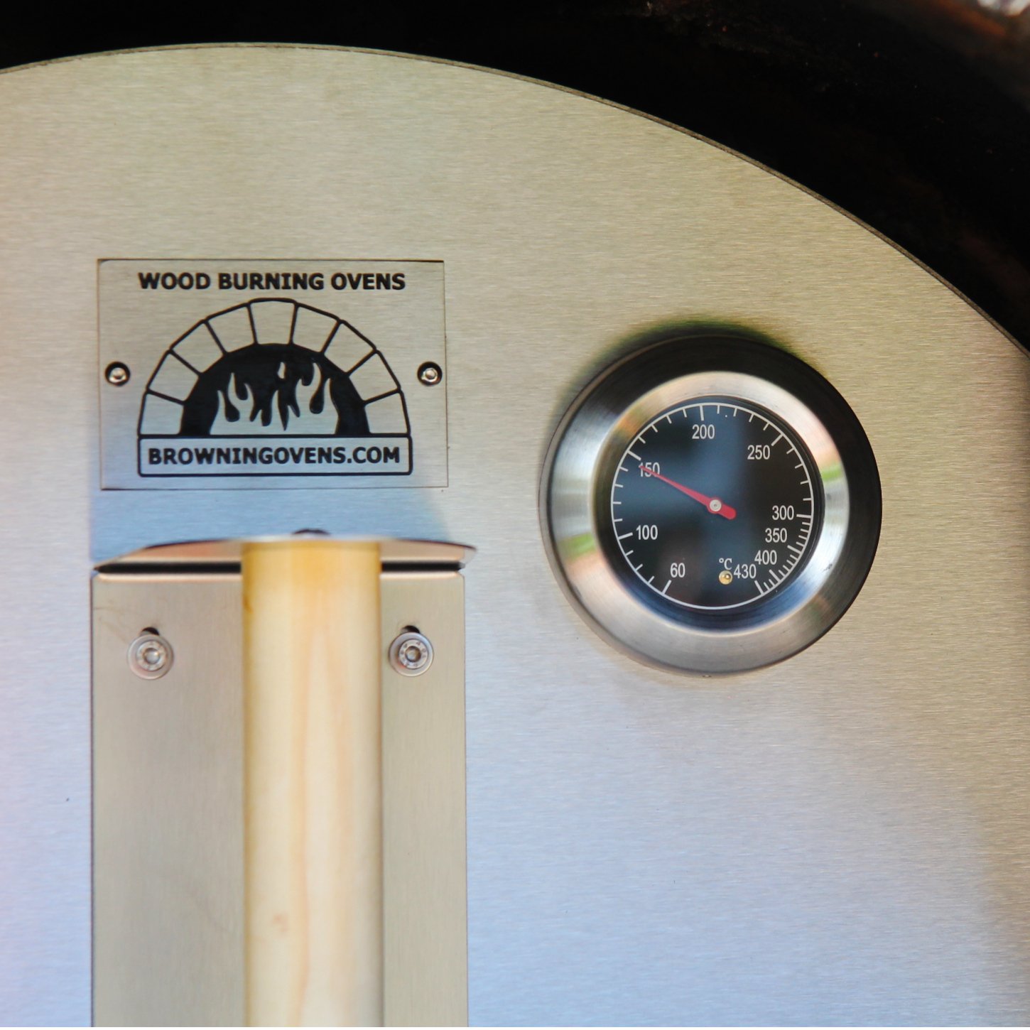 Door Thermometer for Wood Oven