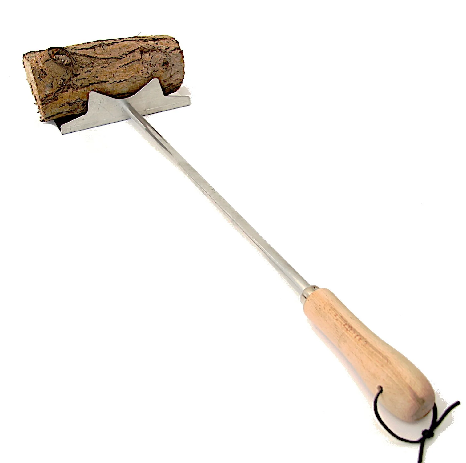 Hand log loading tool open fire