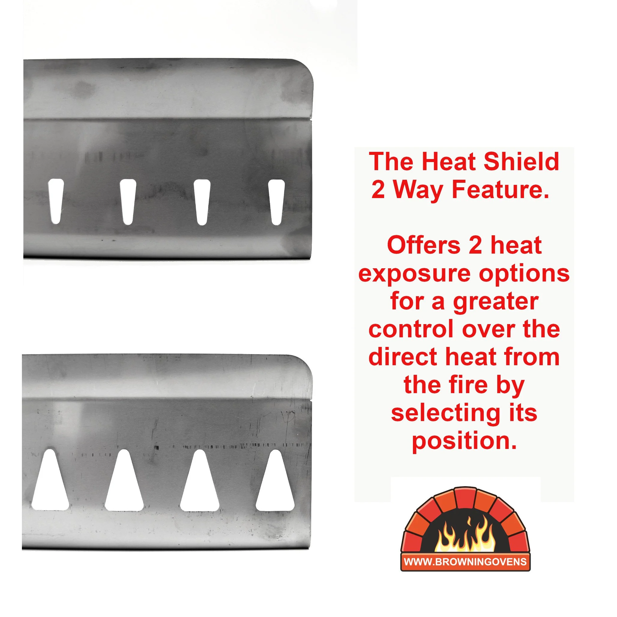 2 way Heat Feature, Controlling the heat in a pizza oven, Its a great Pizza Oven gift idea for Christmas or birthday.