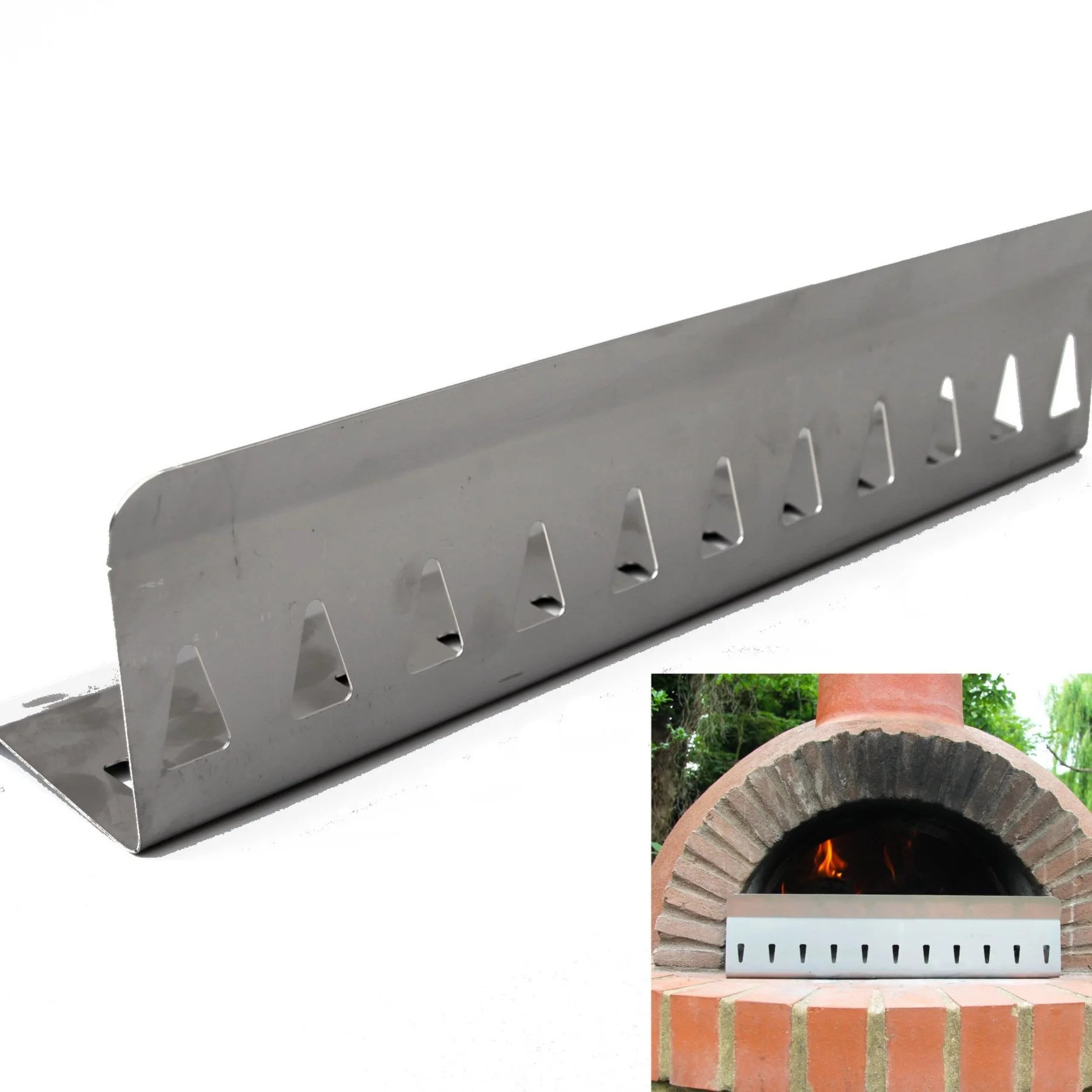 Pizza Ovens & Accessories BROWNING OVENS — Small Pizza Oven Fire Shield