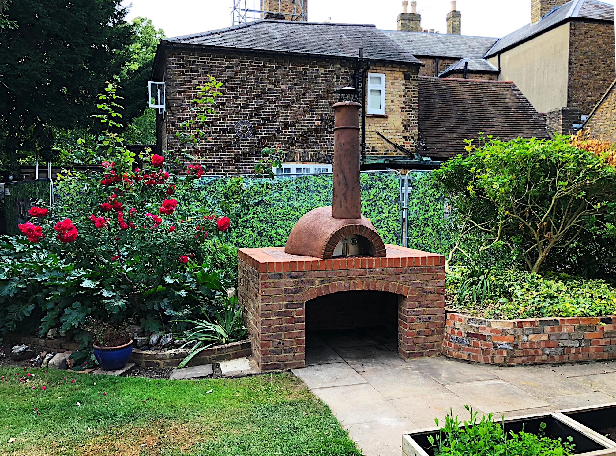 Plinth Bridging 2 flower beds