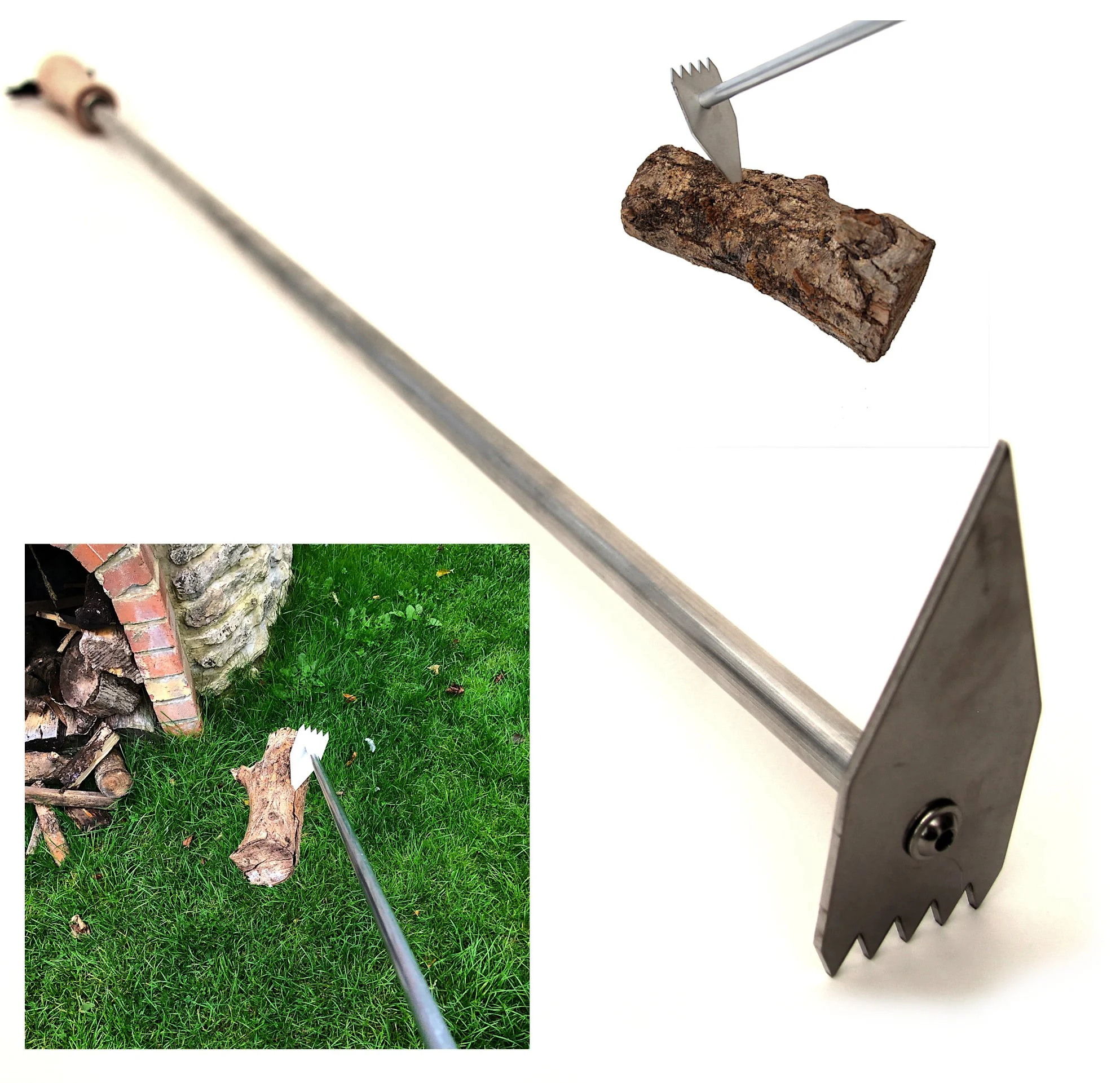 Log Hook tool for any open open fire, log burner , Fire pit, wood burning oven
