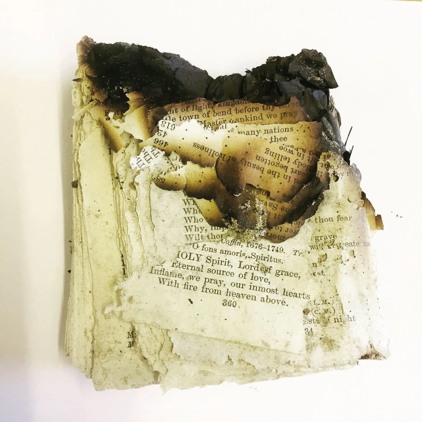 Discovered fragment foretells fate of burned Church