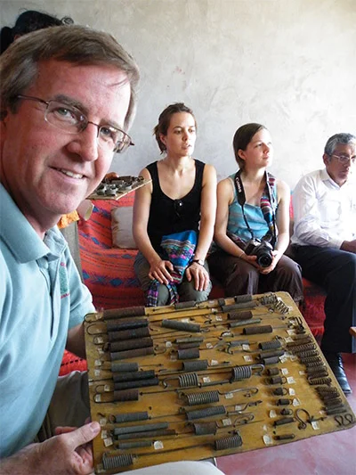 Hooks Johnston during a Five Talents Trip