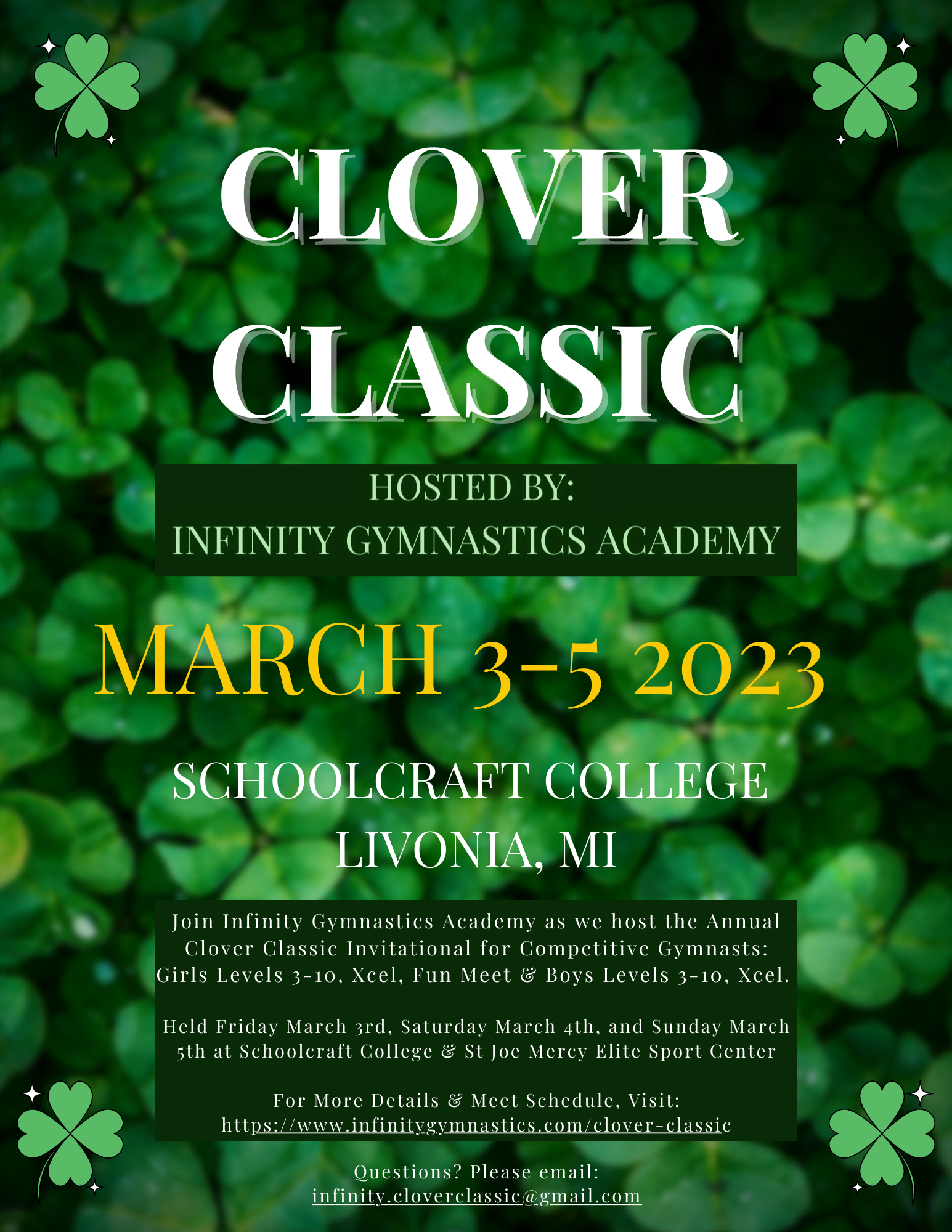 Clover Classic Invitational Hosted by Infinity Gymnastics Academy