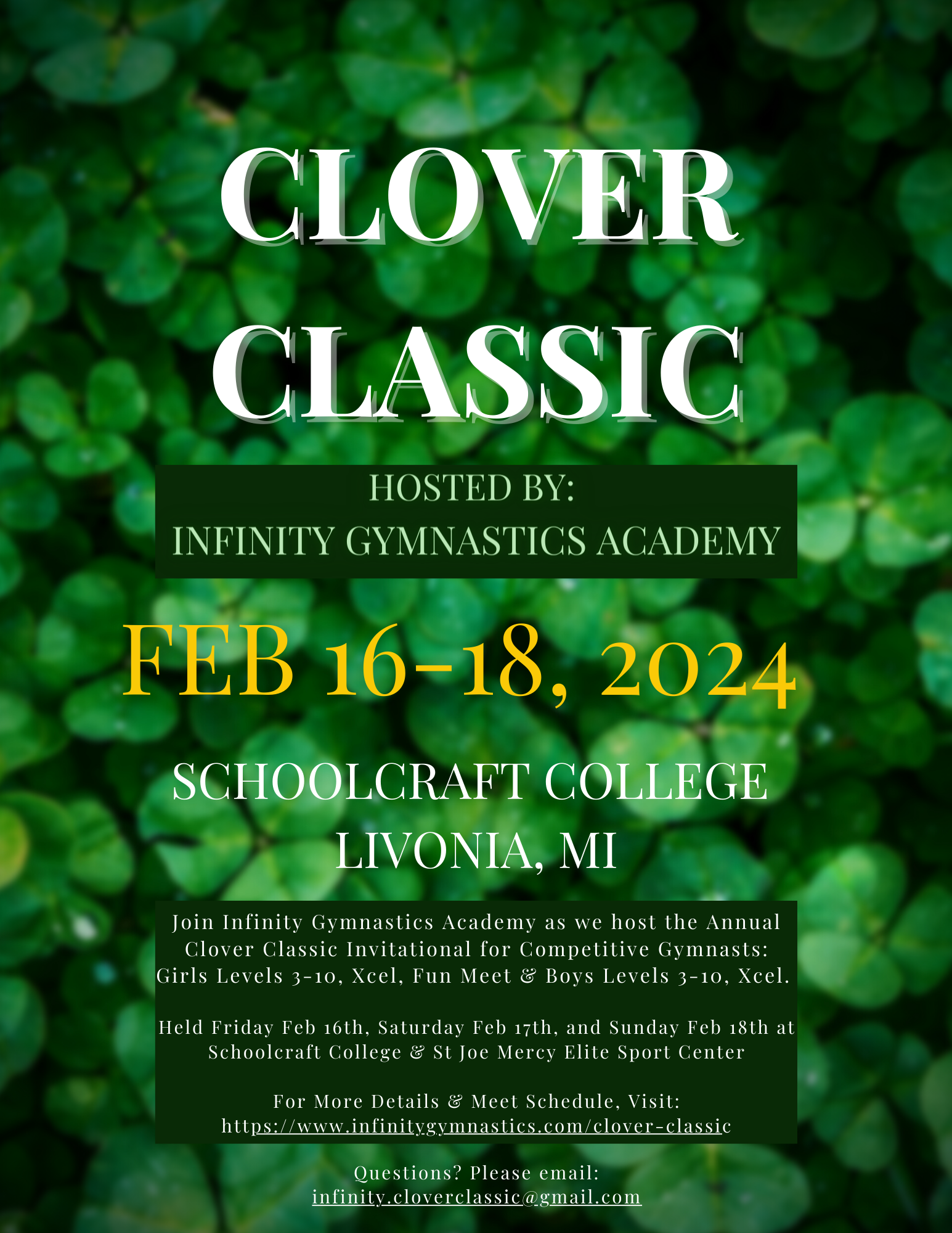 Clover Classic Invitational Hosted by Infinity Gymnastics Academy 
