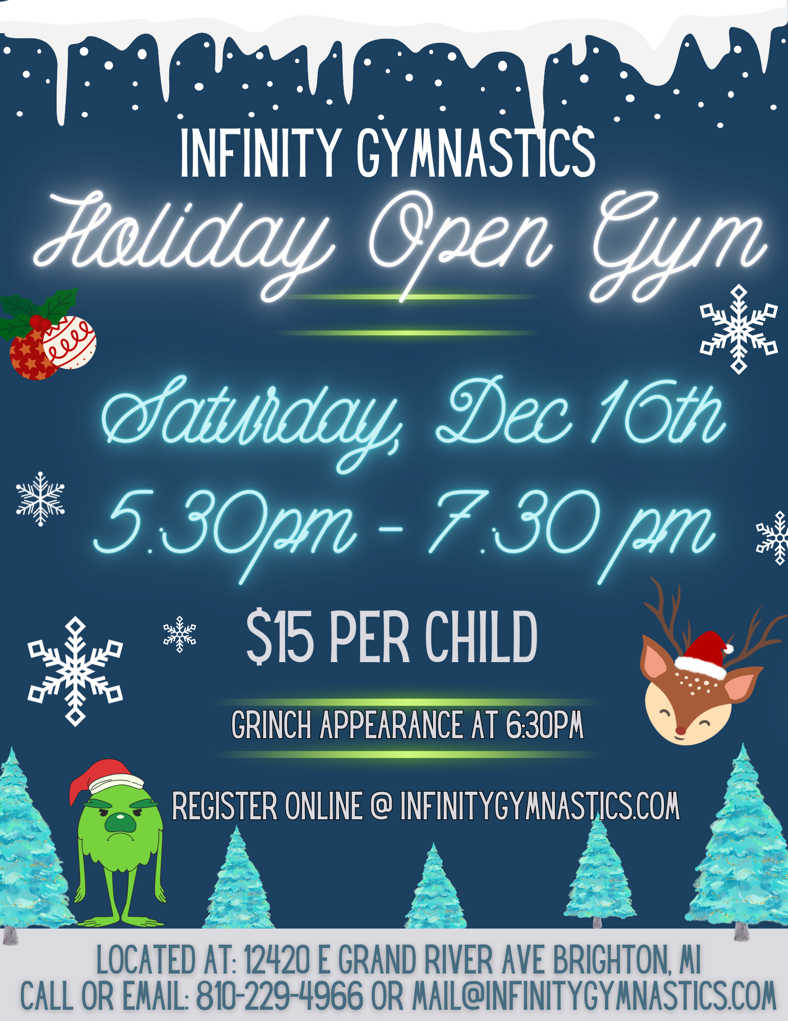 Holiday Open Gym Party