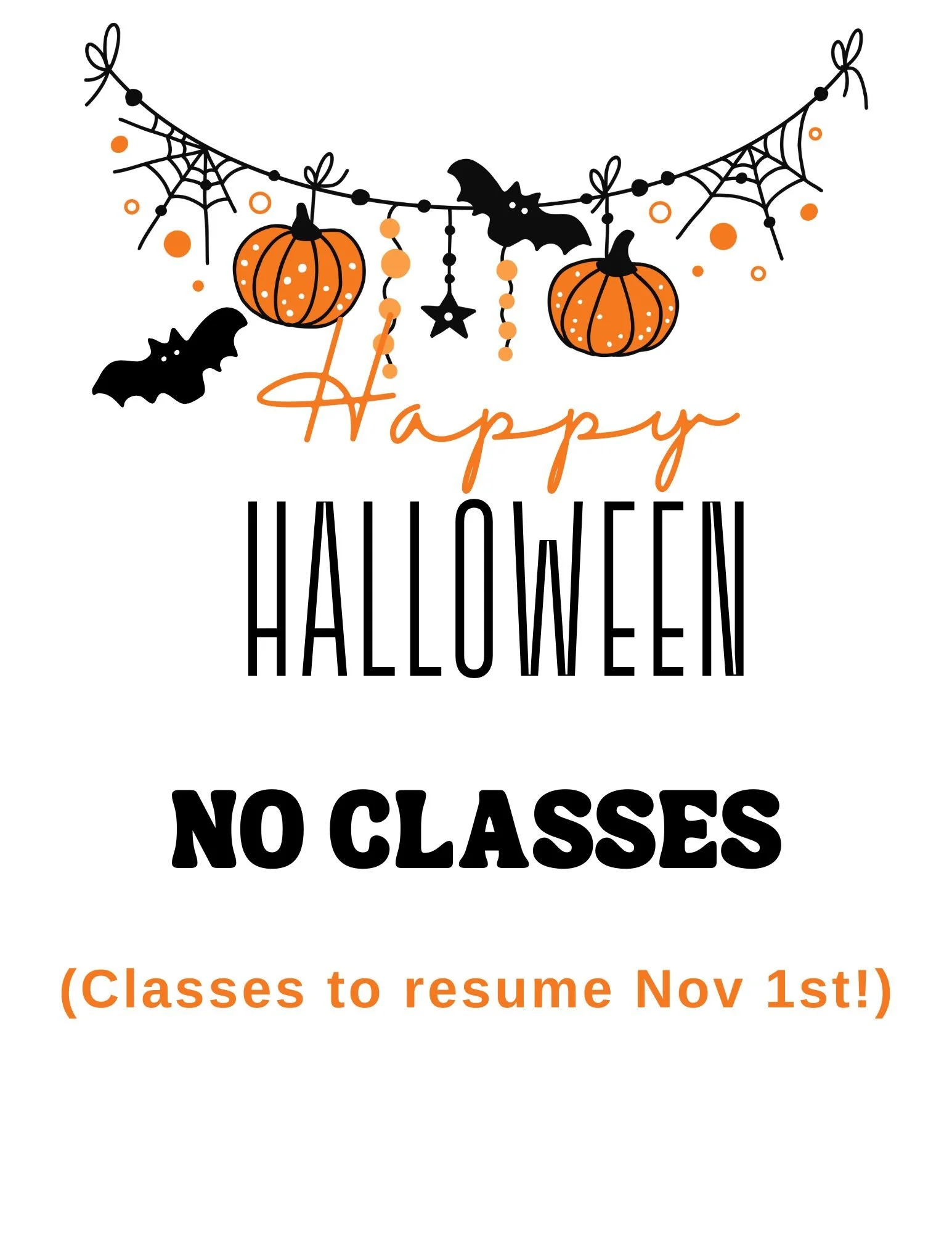 HALLOWEEN (GYM CLOSED/NO CLASSES) — Infinity Gymnastics Academy