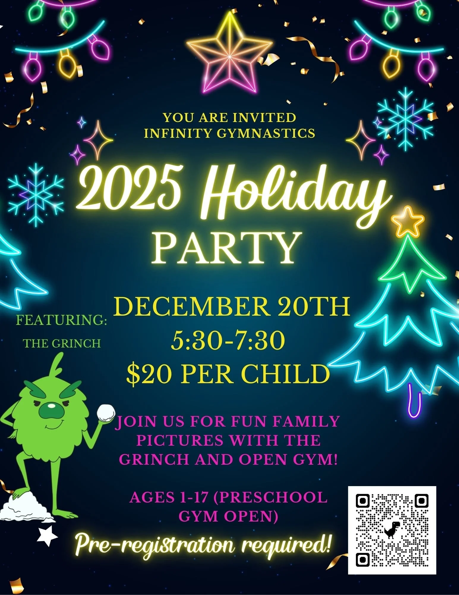 Green Red Funny Simple Illustrated Christmas Party Invitation Flyer (7).jpg