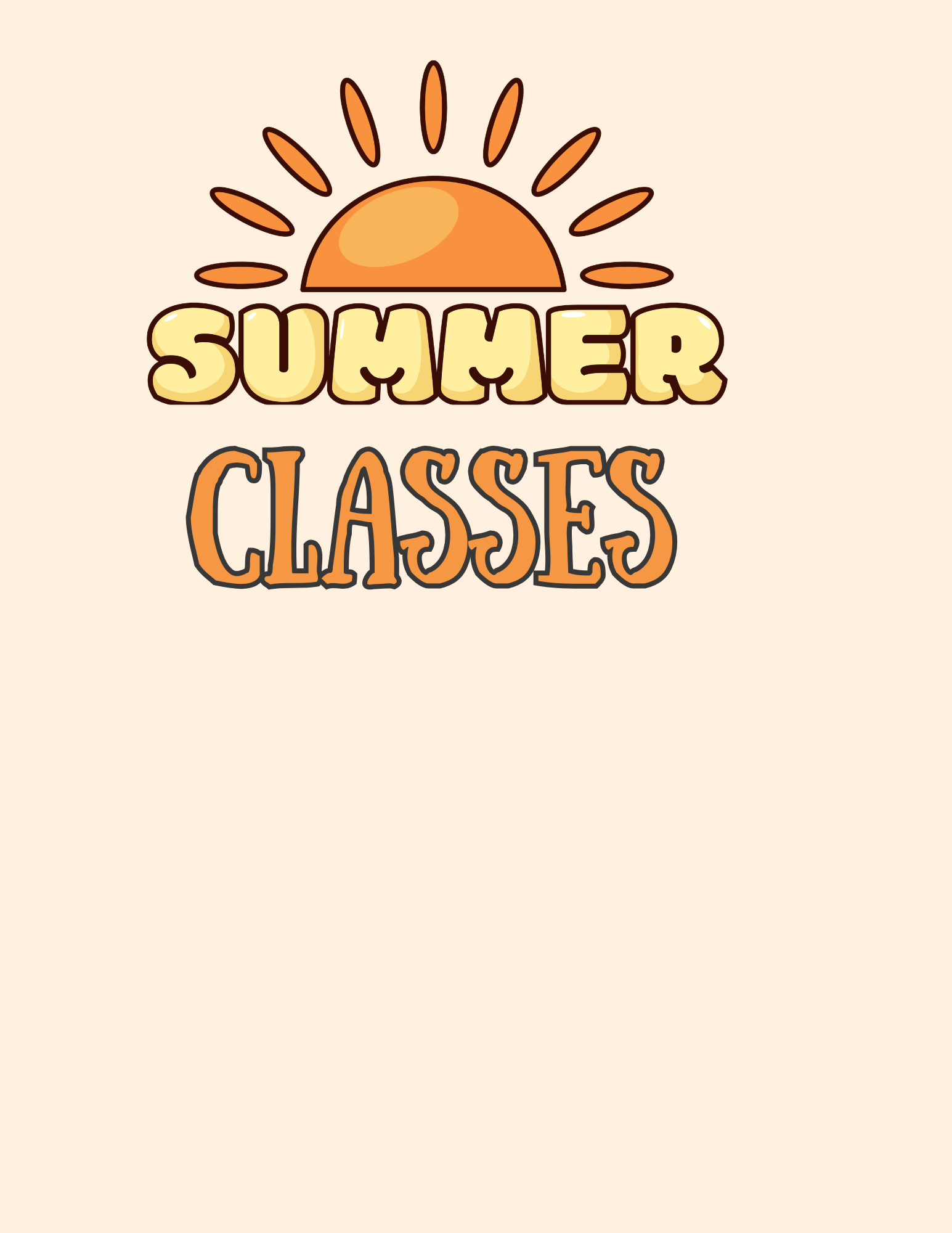 End of Summer Classes