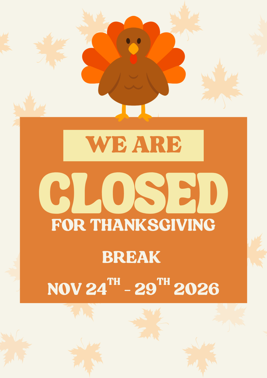Thanksgiving Break