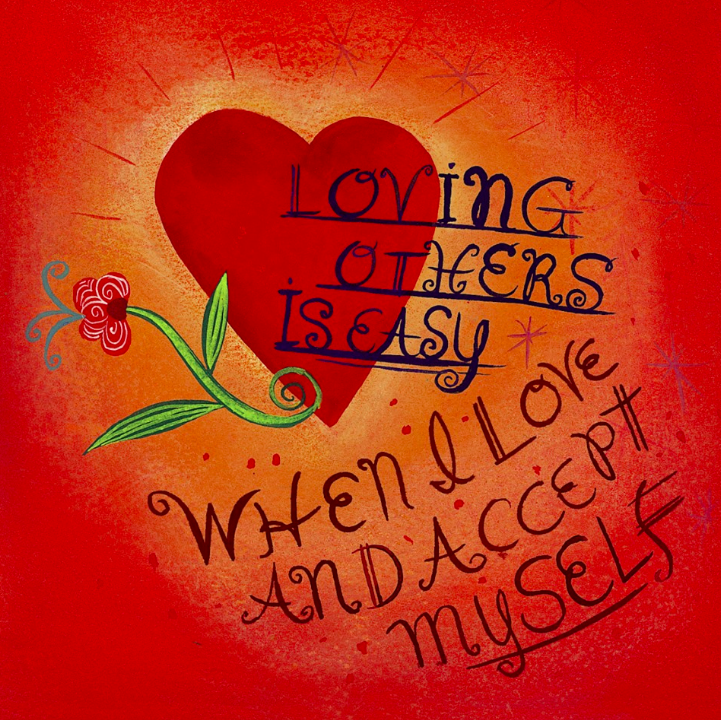 From Louise Hay 's Power Thought Cards.