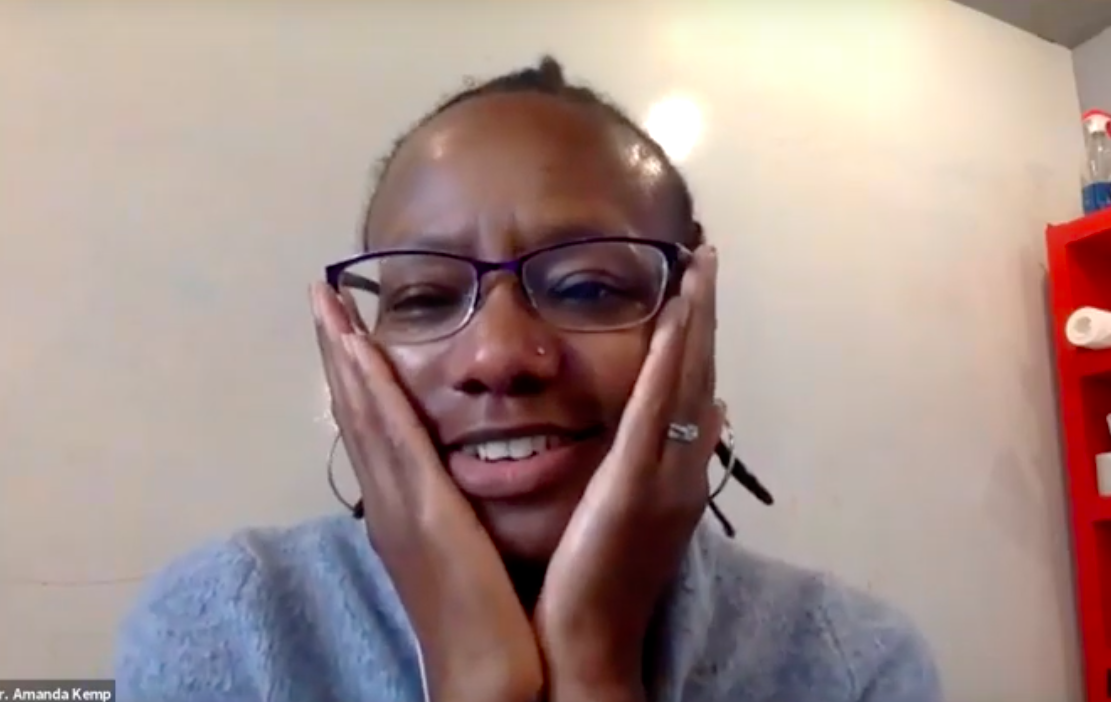 Dr. amanda kemp talks to Lisa Graustein . See video HERE