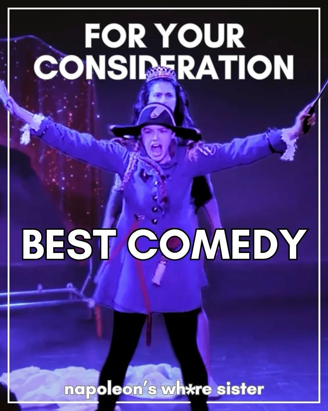 Voting for the Fringe awards begins on Saturday, 6/28! We would love to be considered for:

FRINGE AWARD FOR COMEDY 
TOP OF FRINGE

We plan to take NAPOLEON&rsquo;S WH*RE SISTER beyond @hollywoodfringe and we would love your help boosting it. 

You a