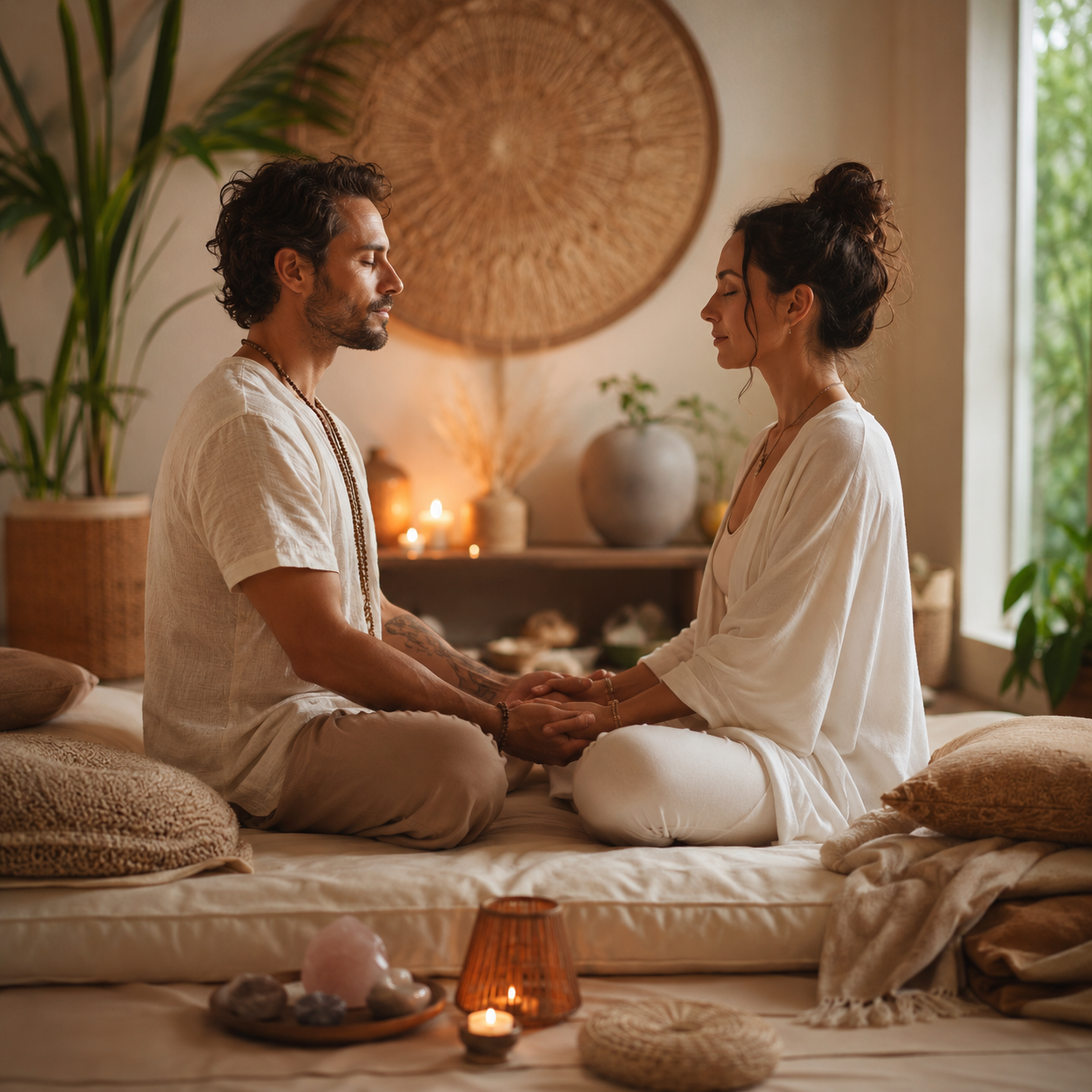 Couples healing Massage